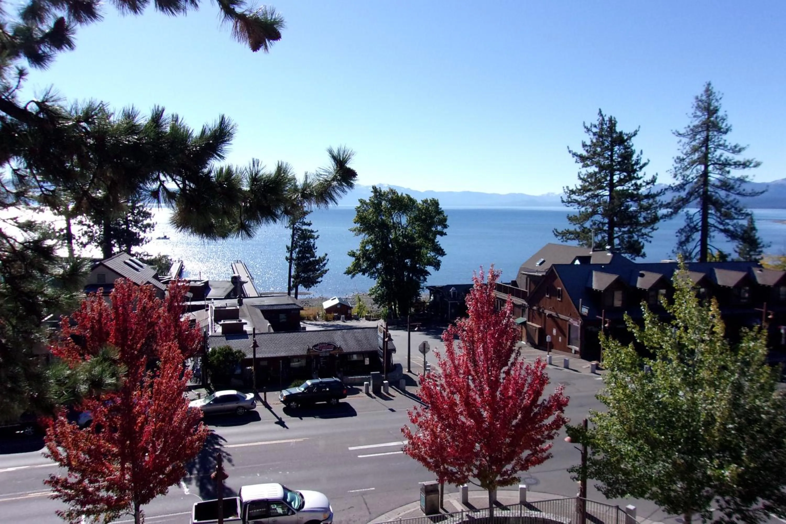 Lake view in Pepper Tree Inn Tahoe City