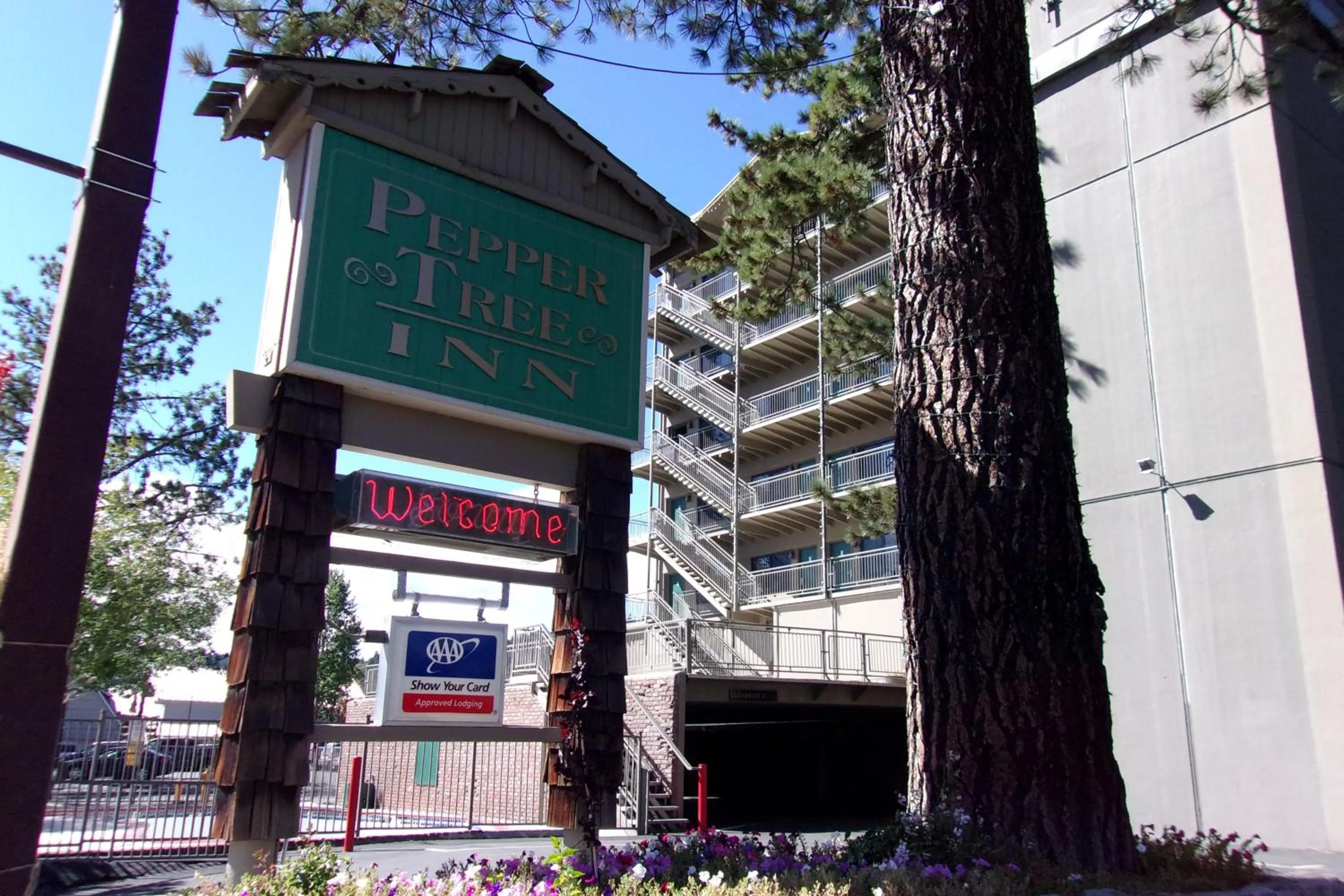 Property building in Pepper Tree Inn Tahoe City