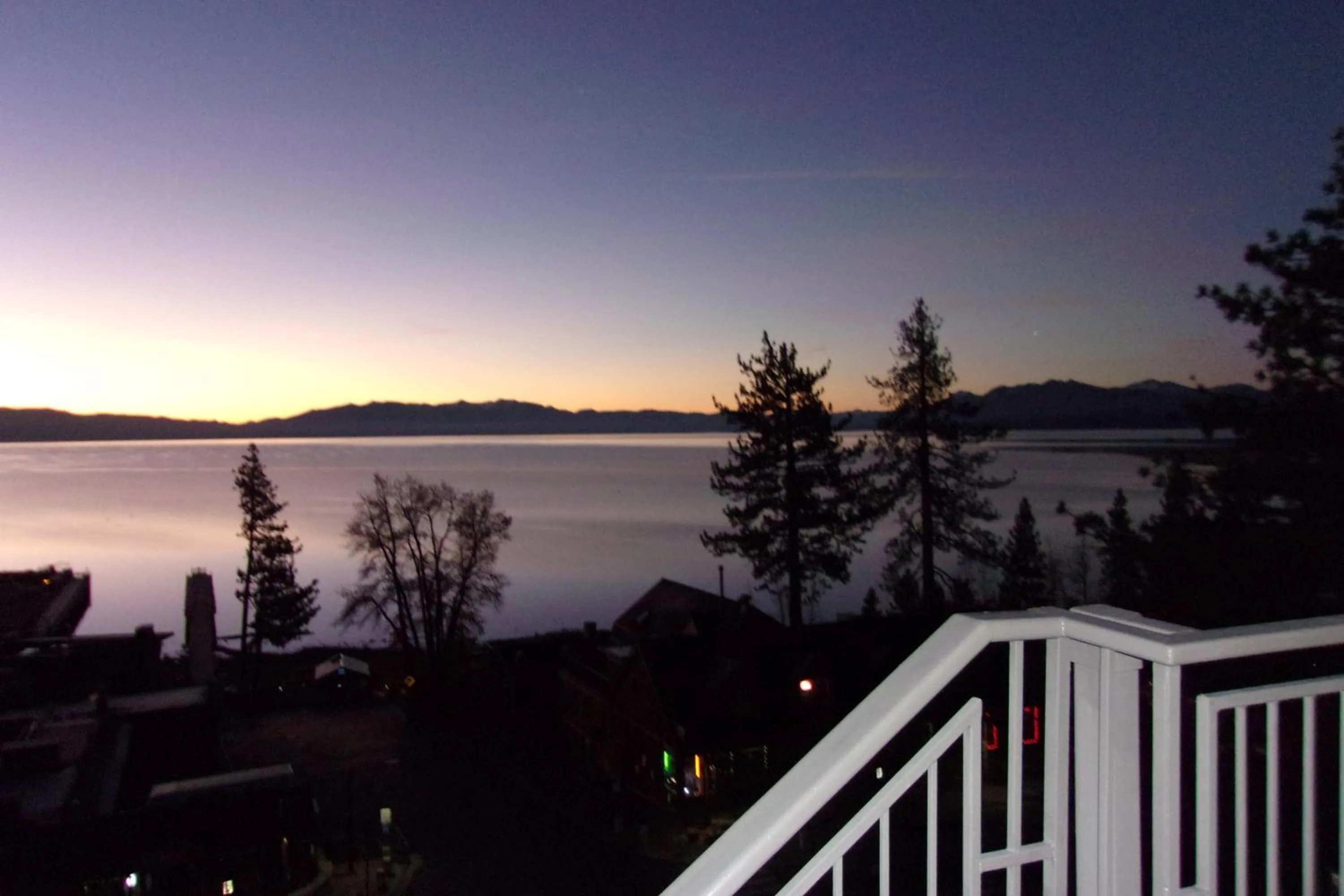 Lake view in Pepper Tree Inn Tahoe City