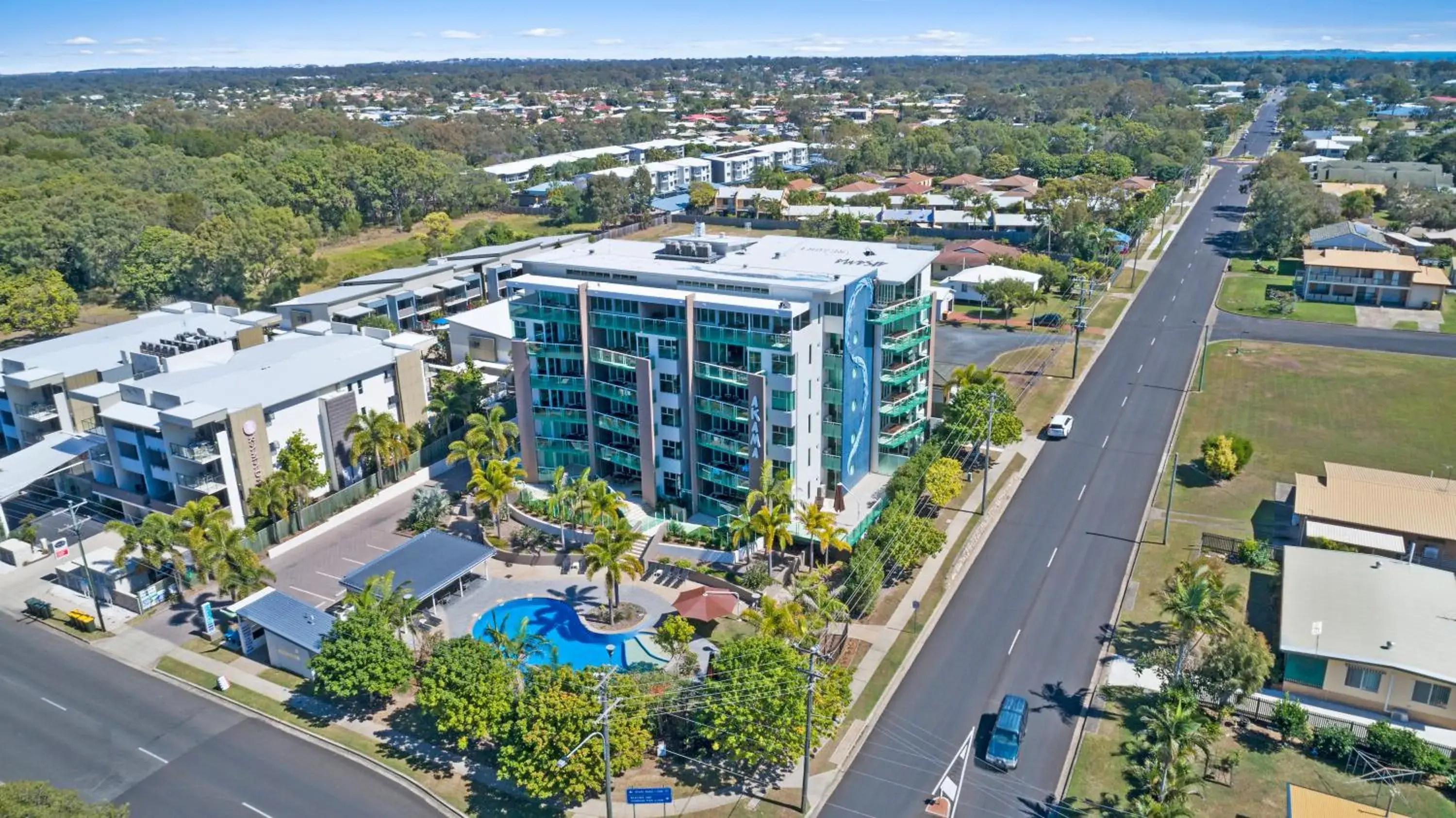 Bird's eye view in Akama Resort Bird's eye view in Akama Resort