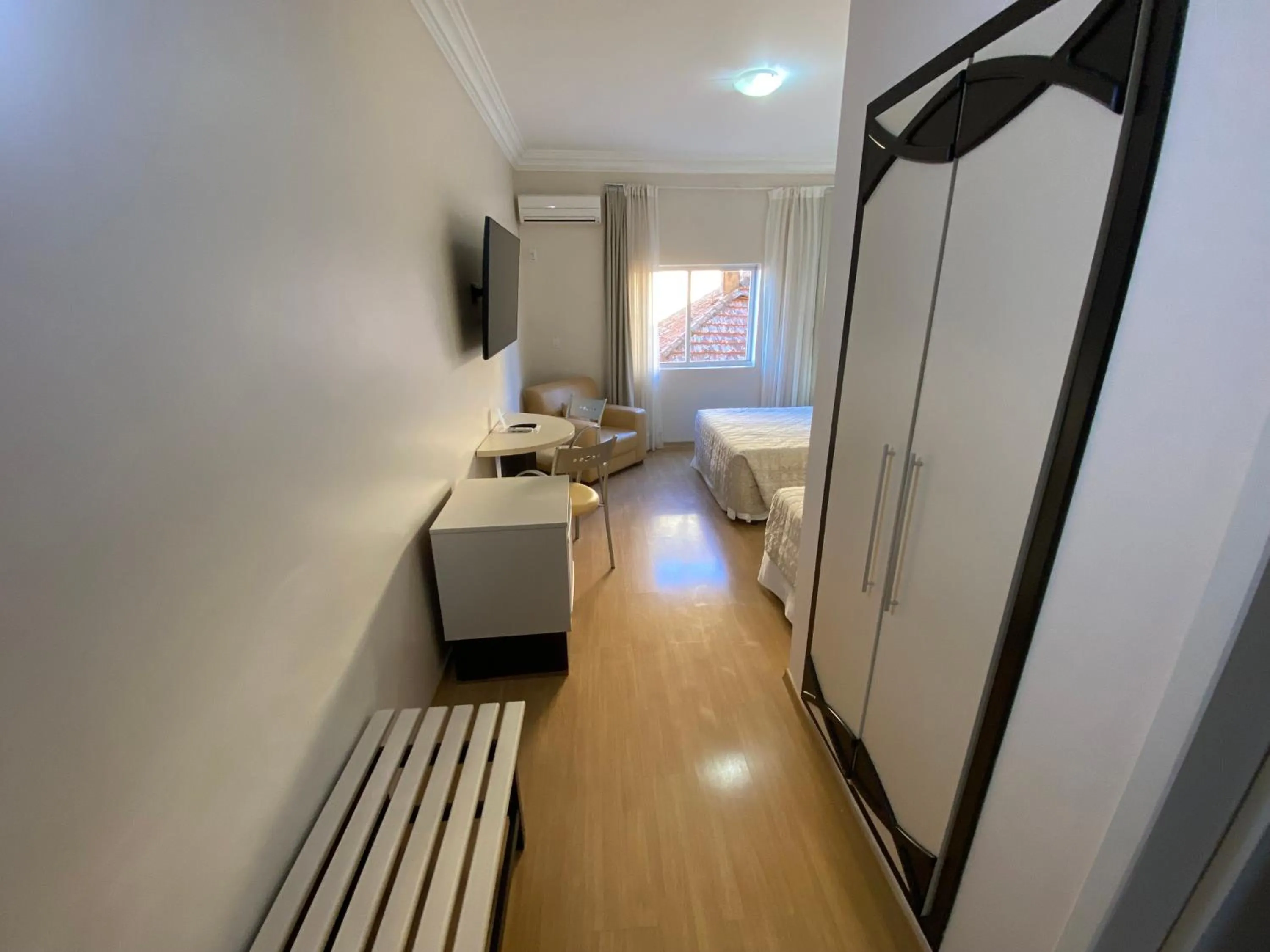 Bed in Hotel Maerkli