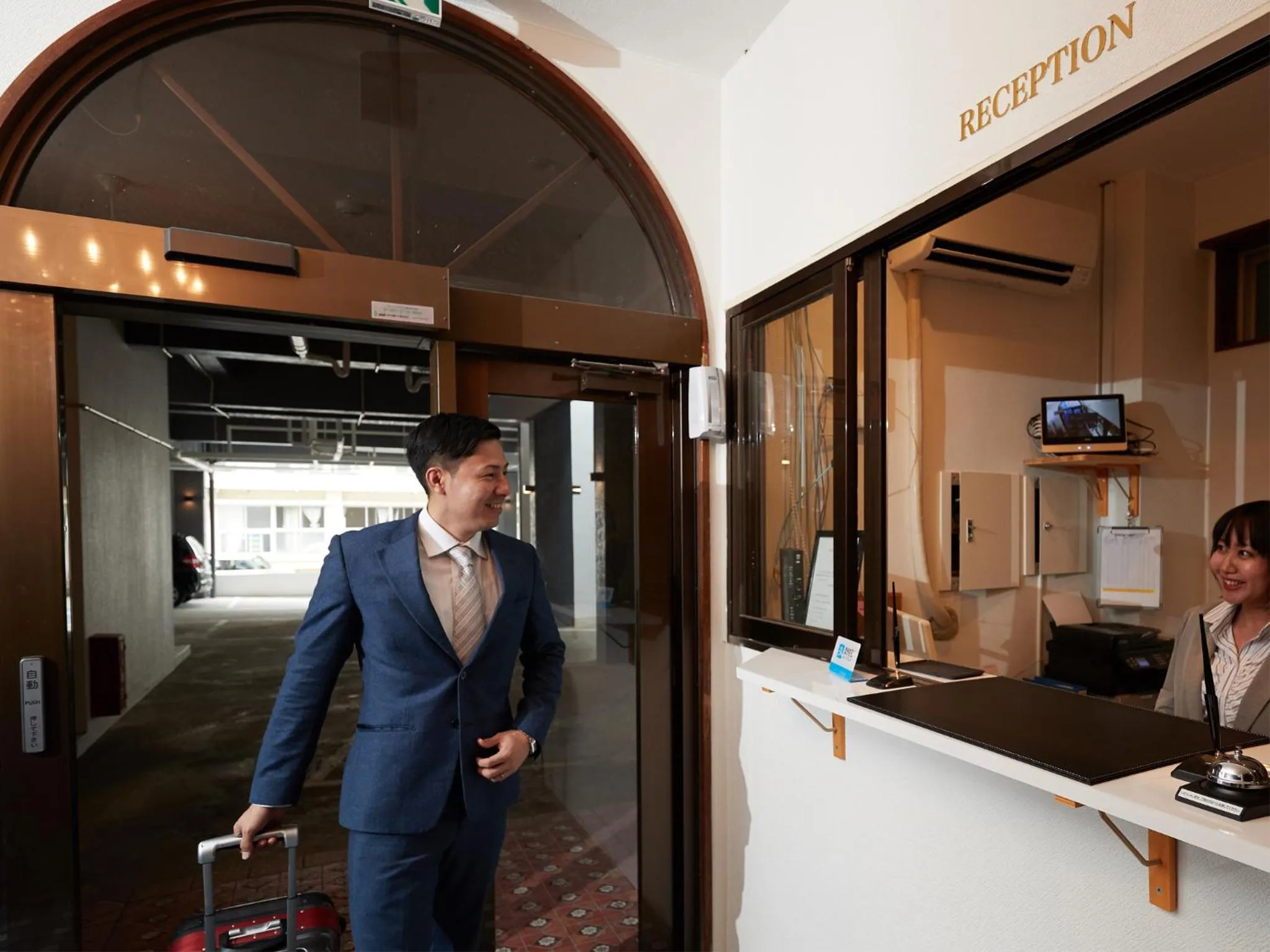 Lobby or reception in Okinawa City Hotel