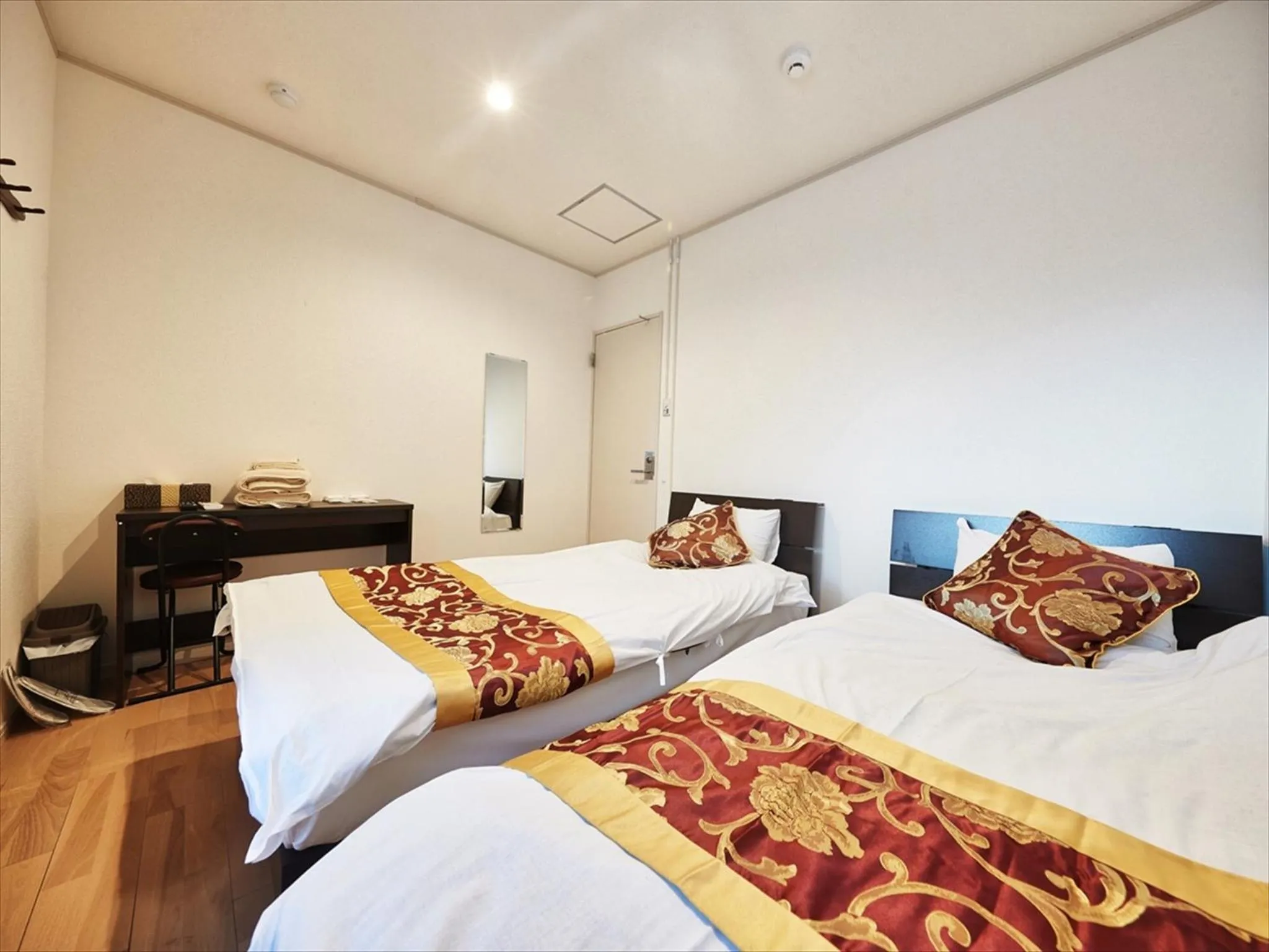 Bed in Okinawa City Hotel