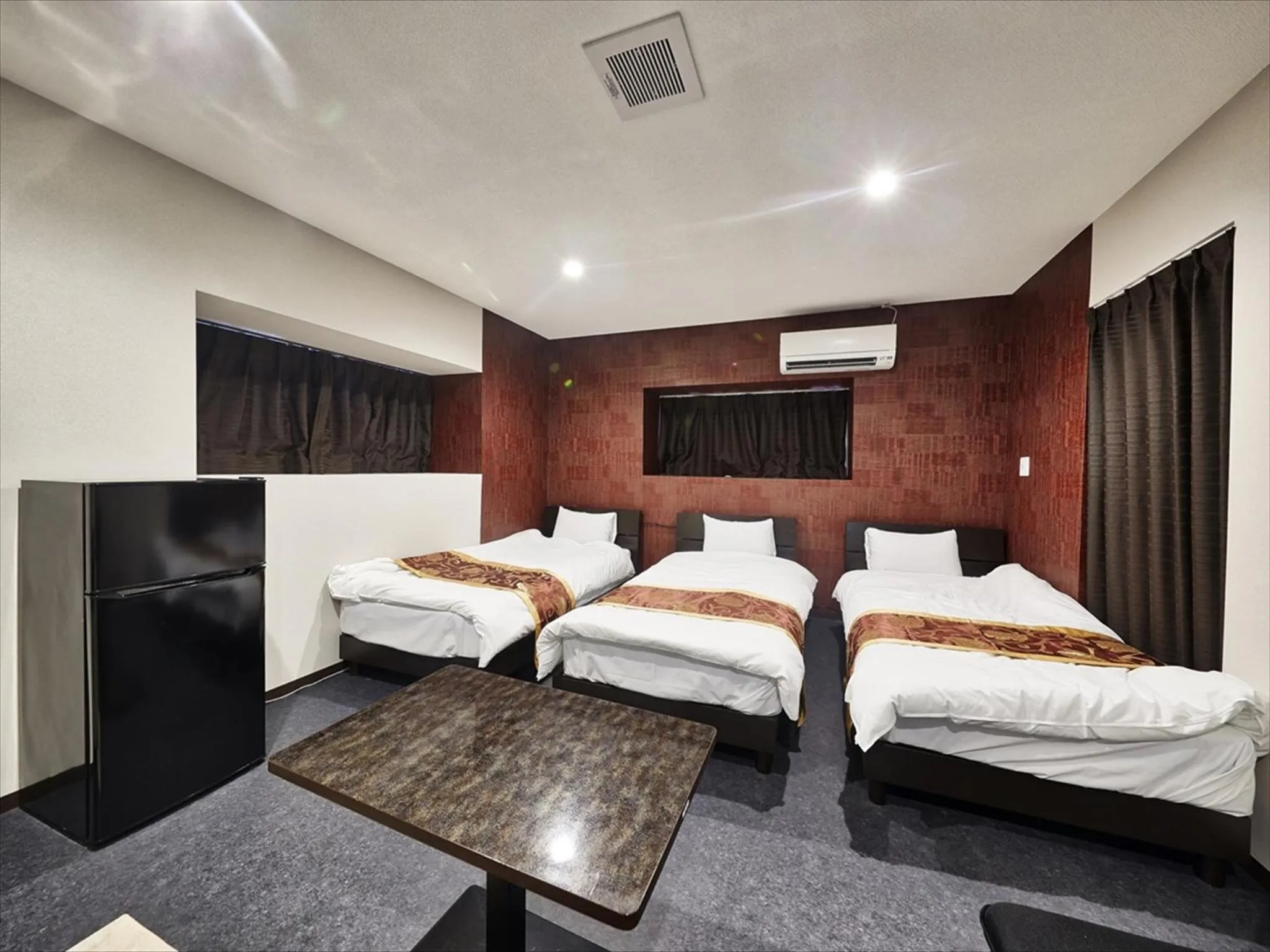 Bed in Okinawa City Hotel