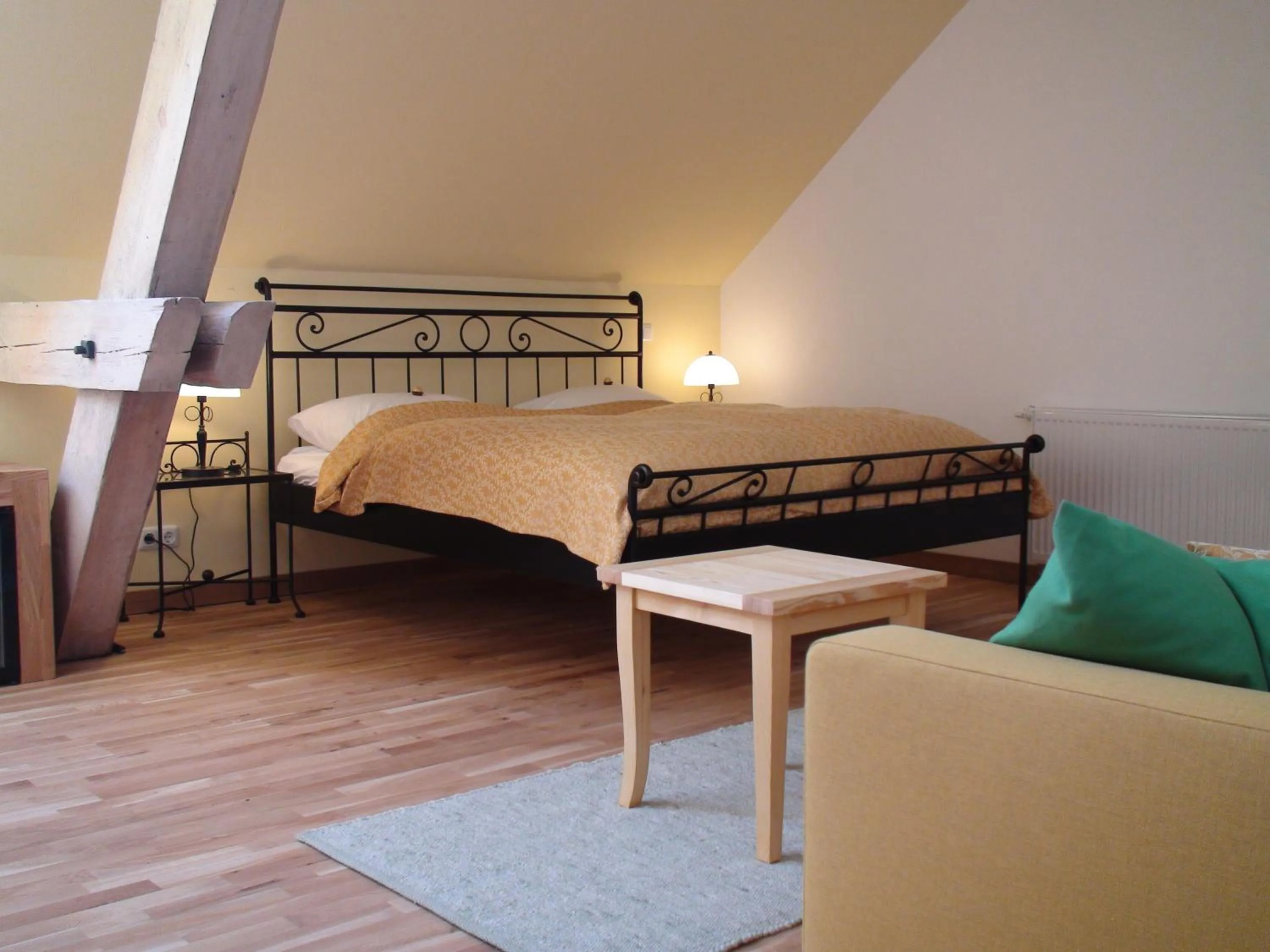 Decorative detail, Bed in Landhaus Ribbeck