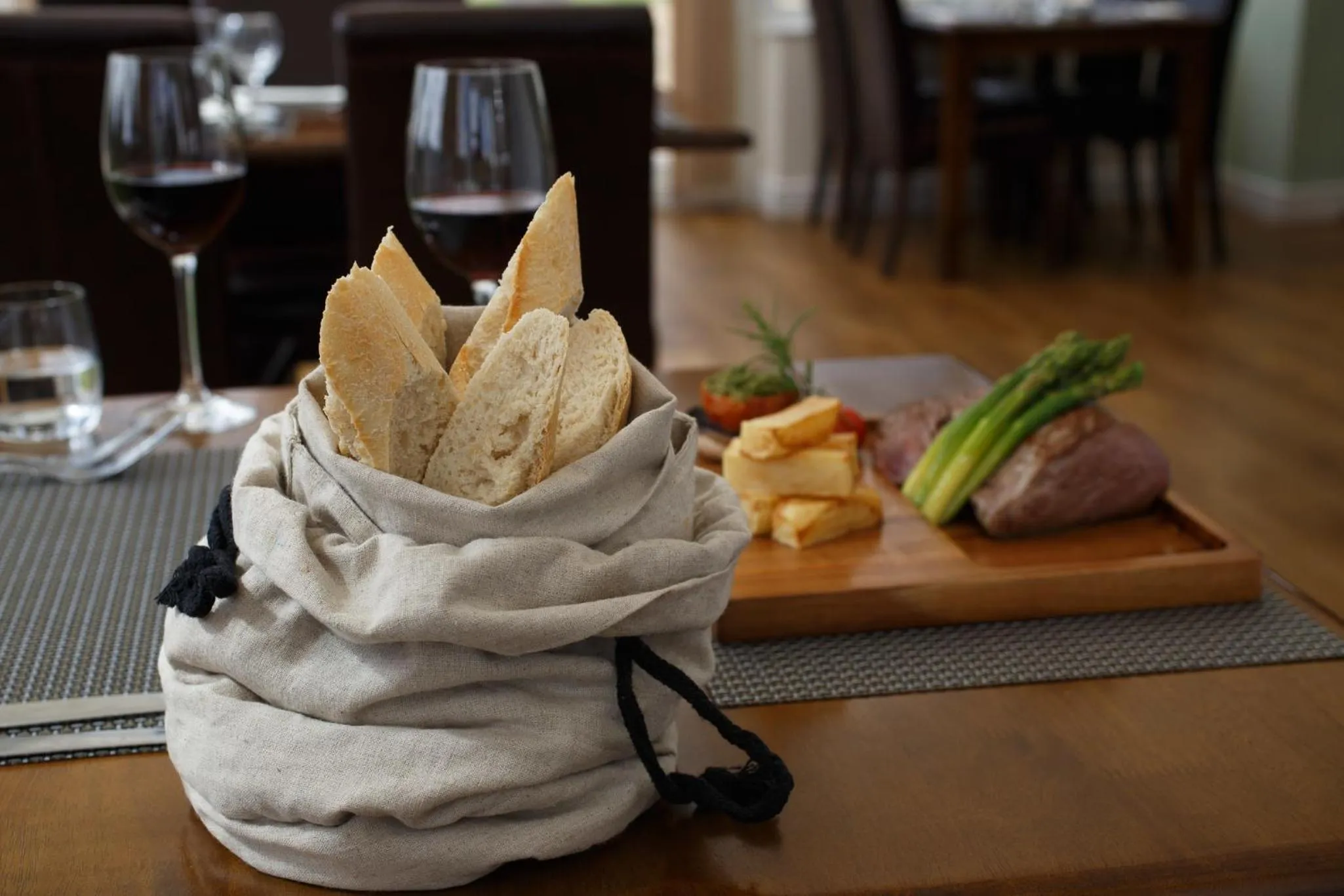 Food close-up in Badgers Mount Hotel