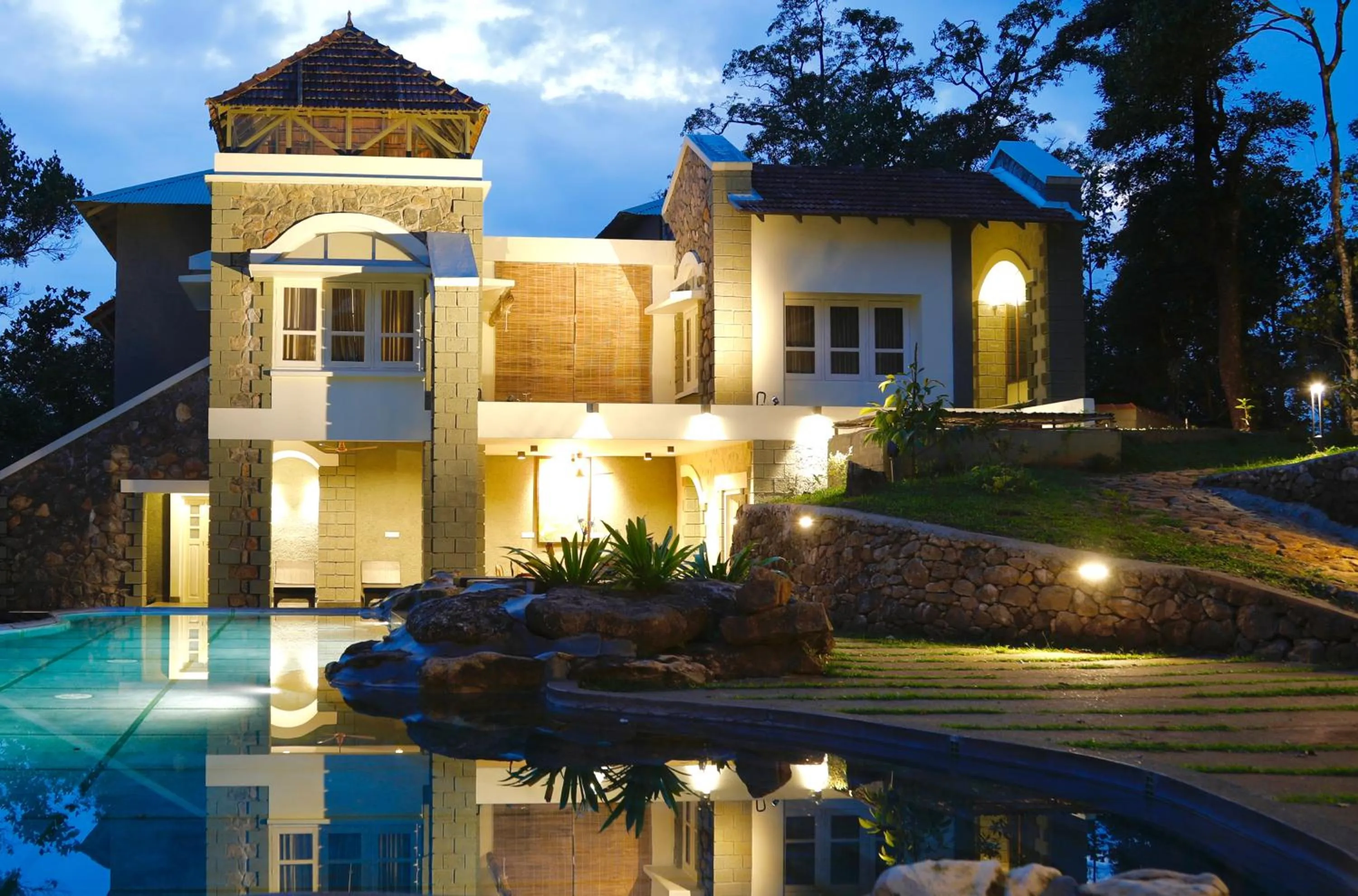 Swimming pool in SpiceTree Rajakumari