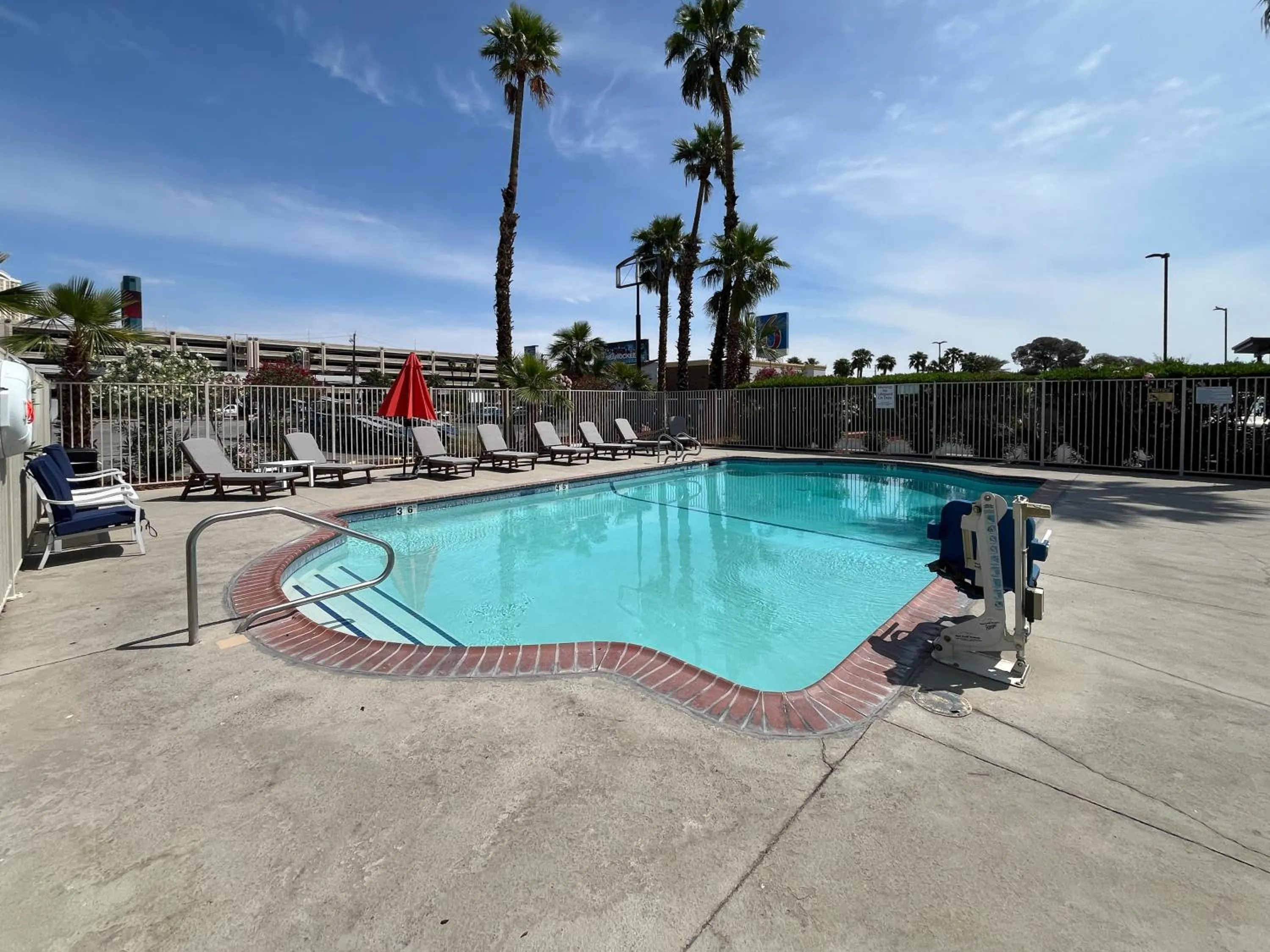 Swimming pool in Motel 6 Las Vegas, NV - Strip