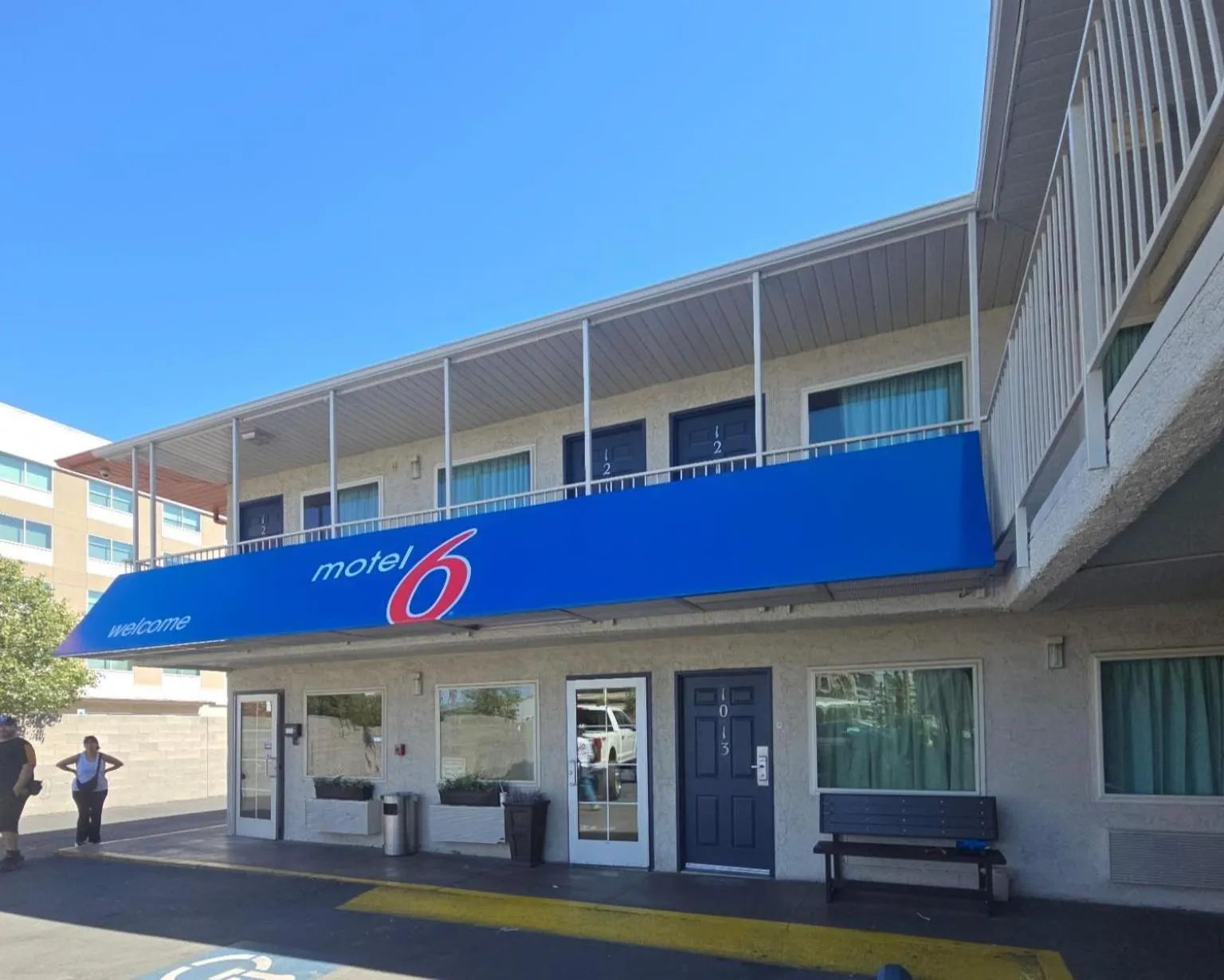 Property building in Motel 6 Las Vegas, NV - Strip