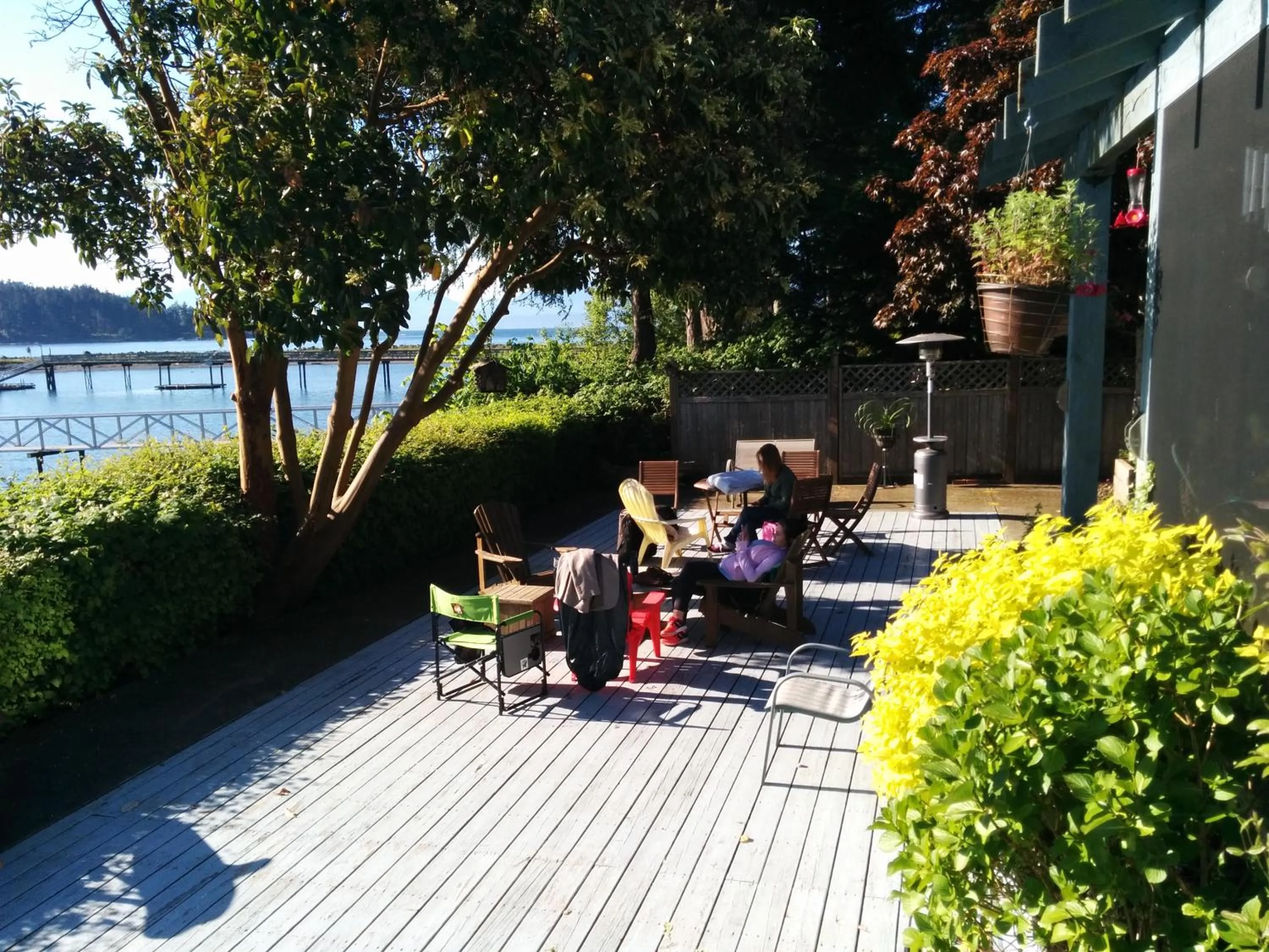 Balcony/Terrace in Salty Towers Ocean Front Cottages