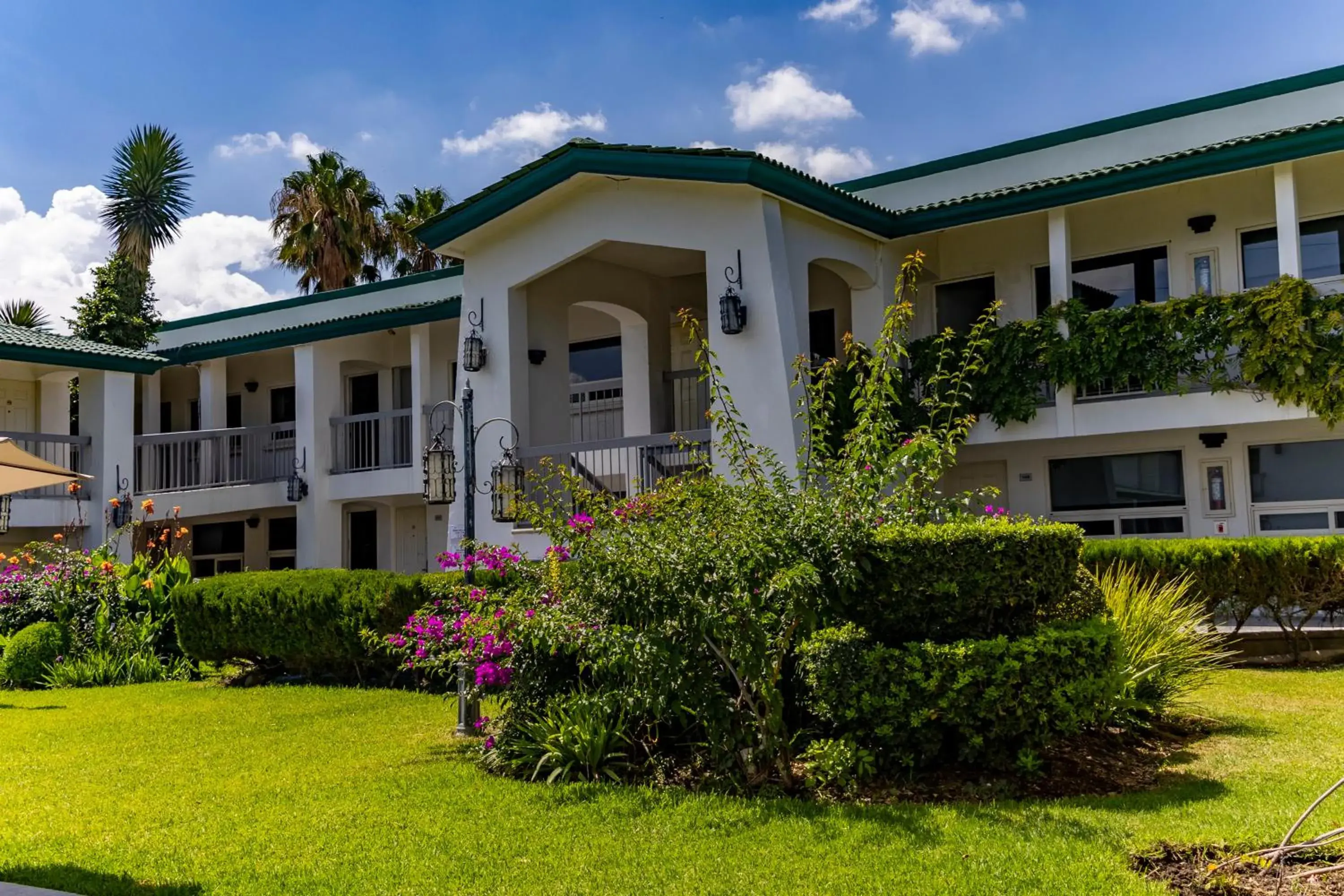 Garden view in Quinta Dorada Hotel & Suites Garden view in Quinta Dorada Hotel & Suites