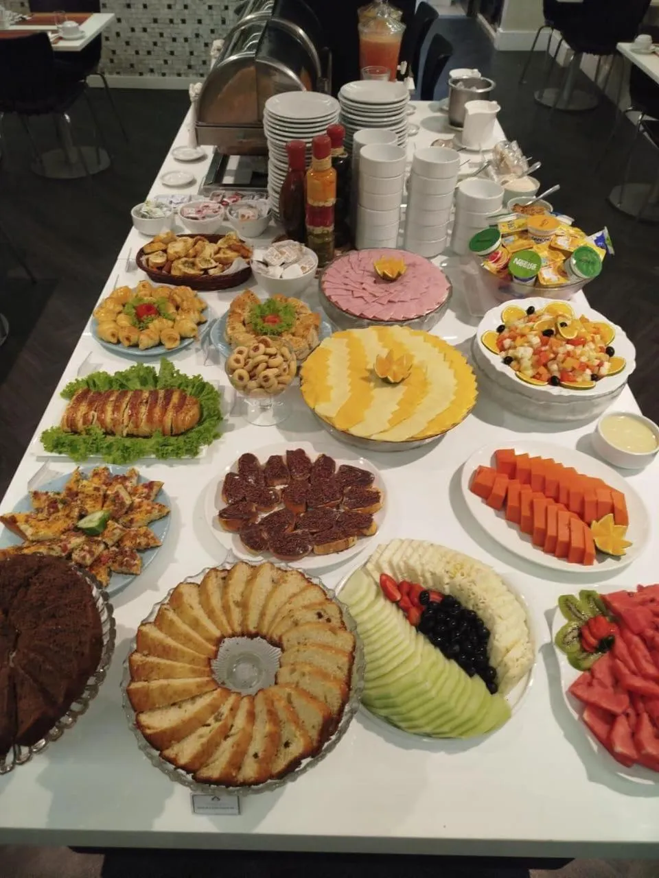 Buffet breakfast in Camaçari Plaza Hotel