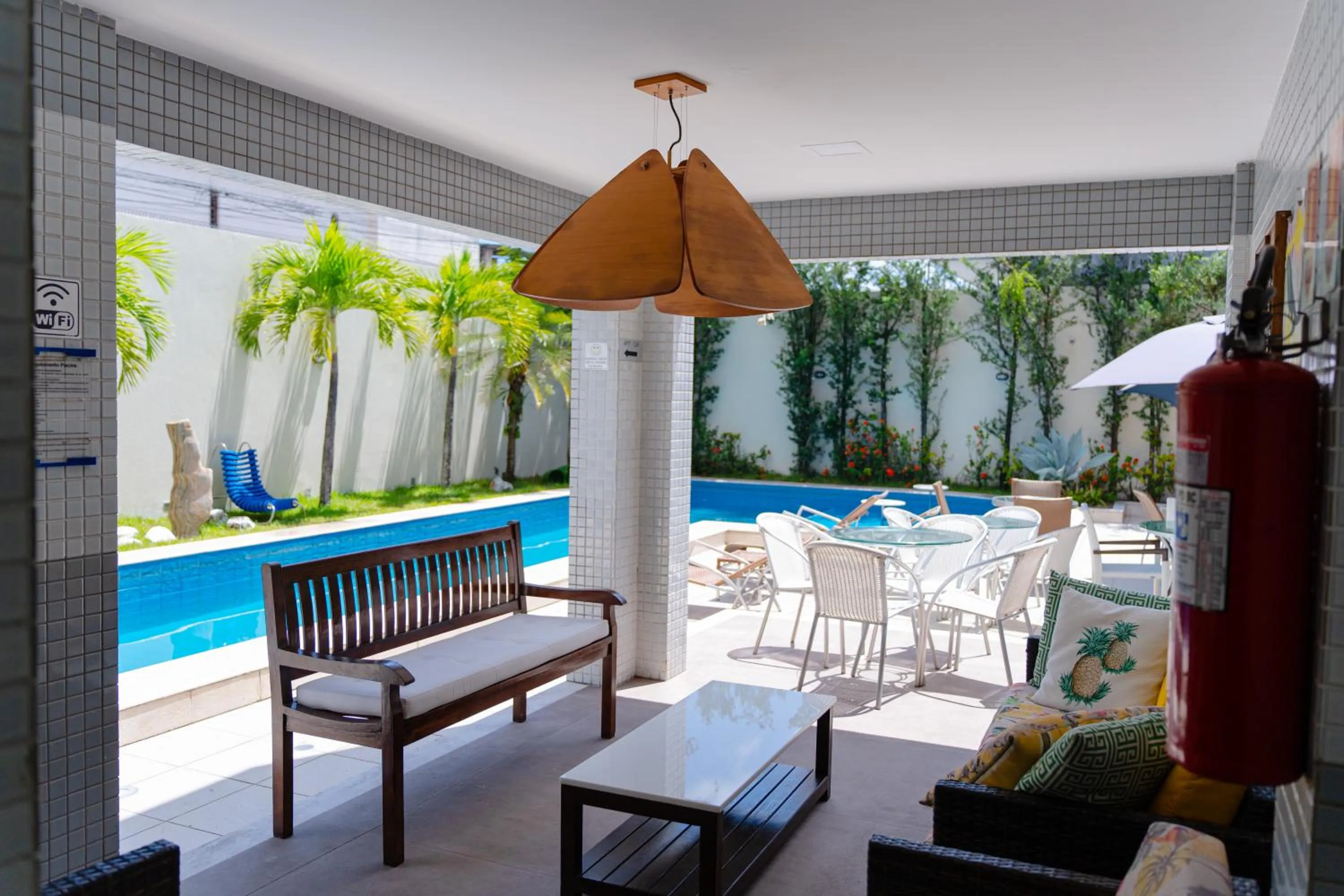 Seating area in Camaçari Plaza Hotel