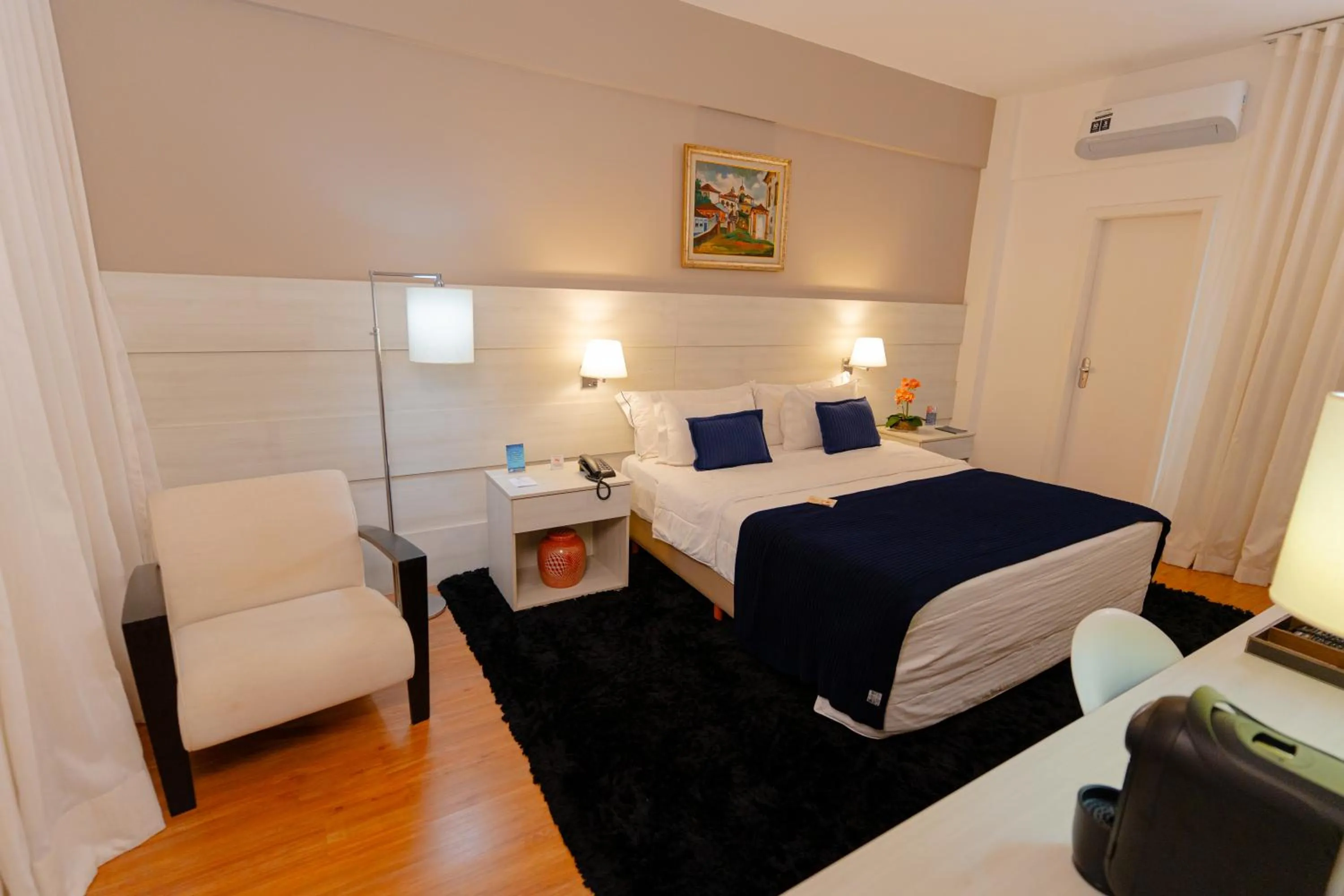 Bed in Camaçari Plaza Hotel