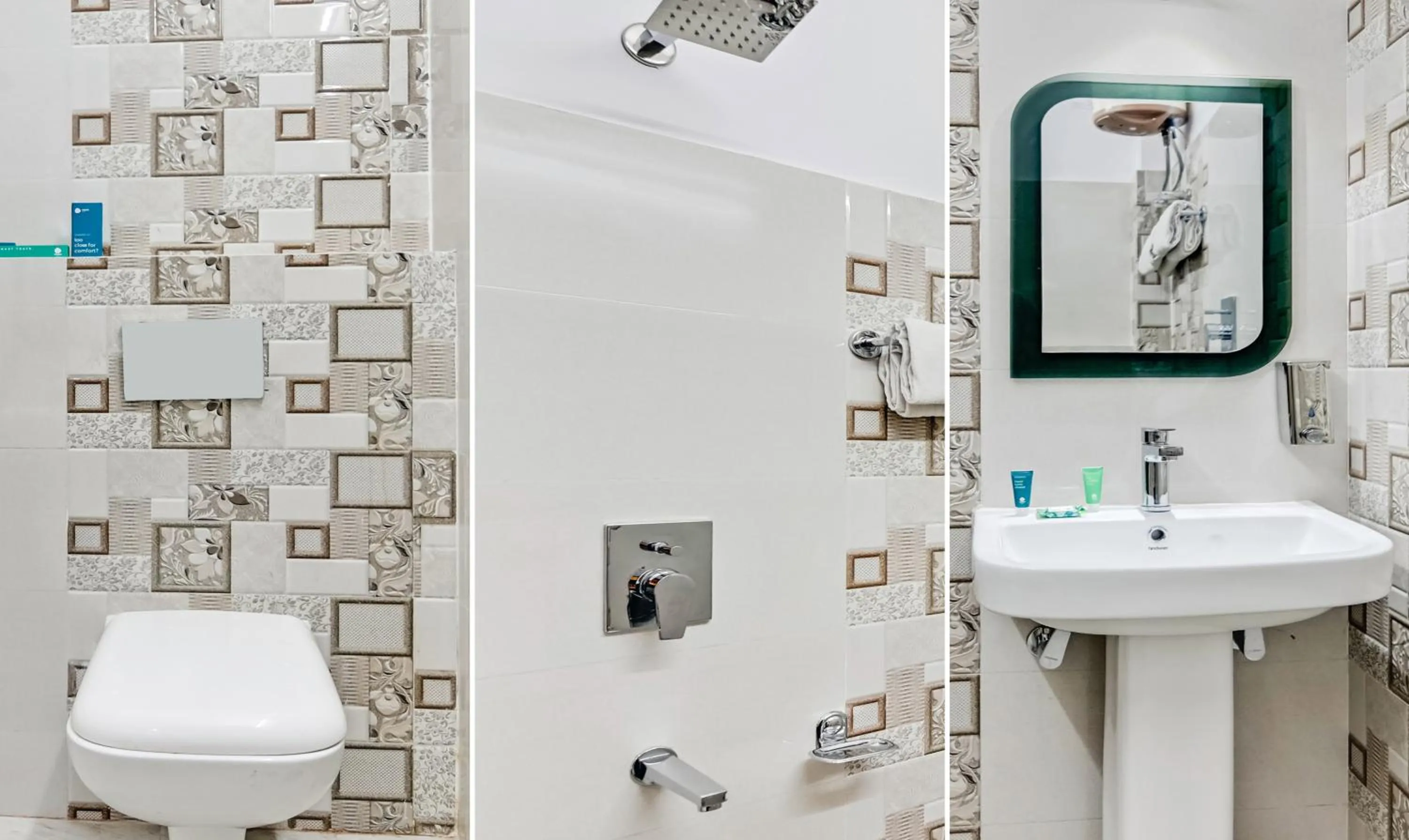 Bathroom in Treebo Resto- Near Lucknow Railway Station