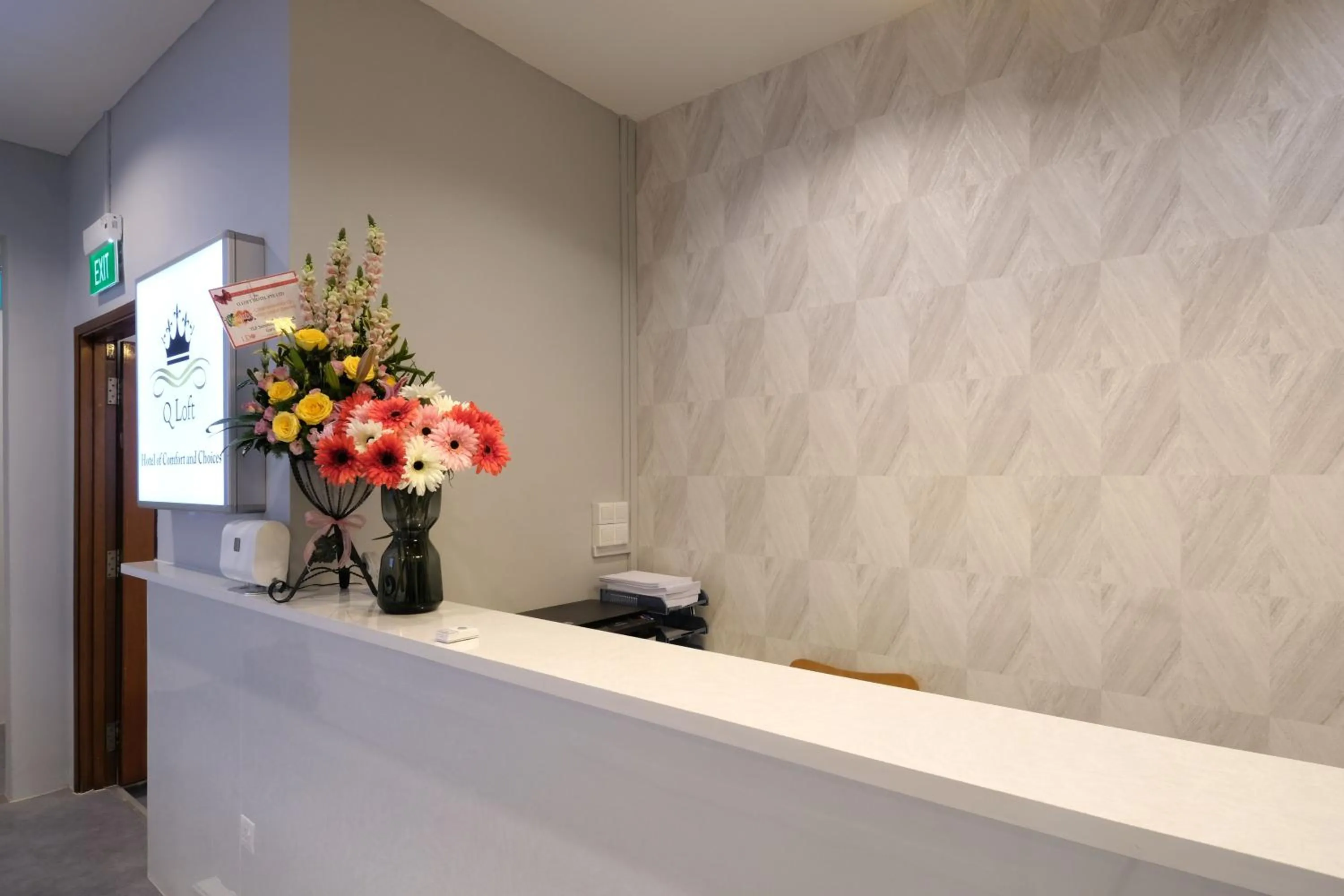 Lobby or reception in Q Loft Hotels at Bedok