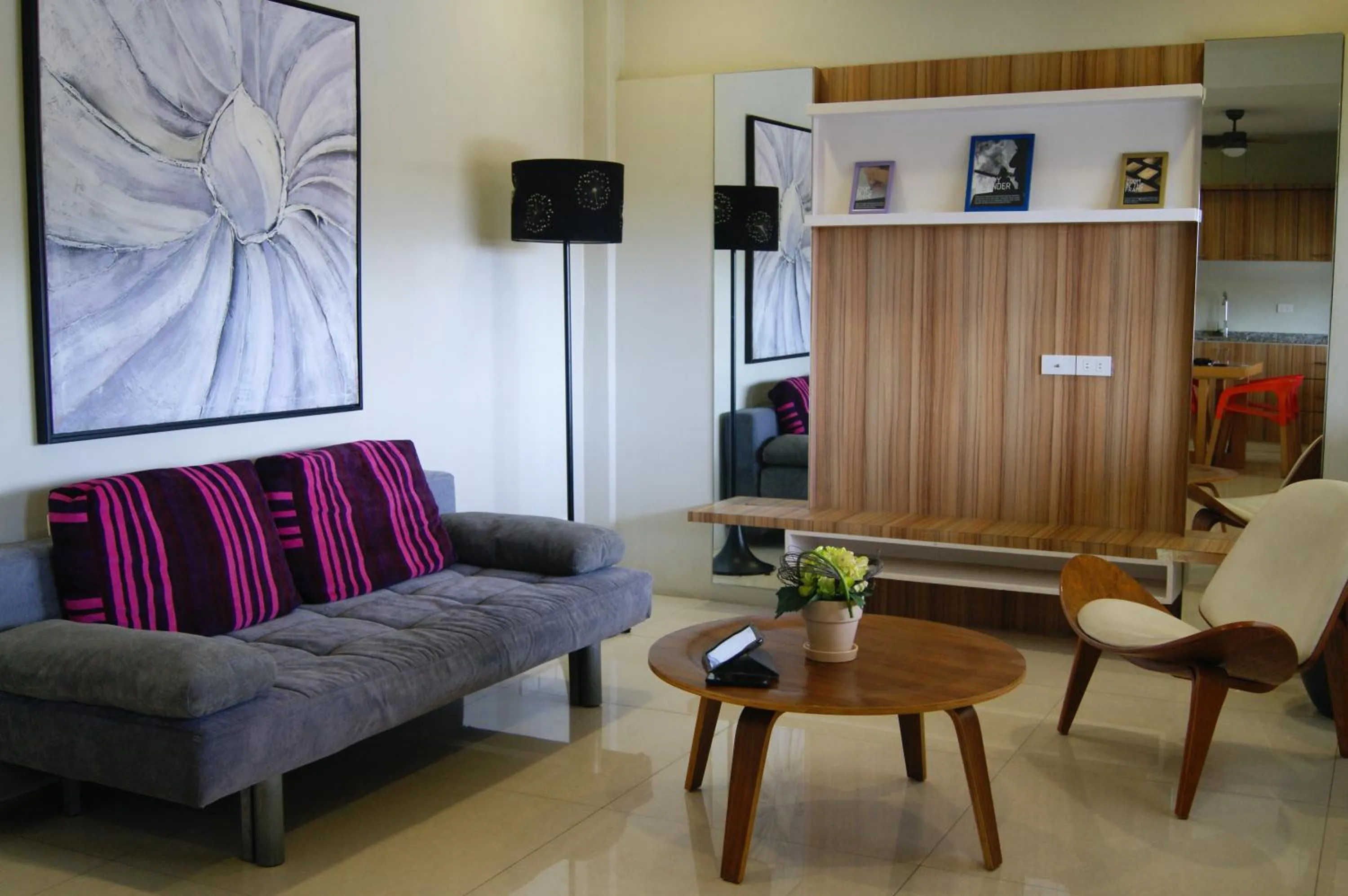 Living room in Z Pad Residences