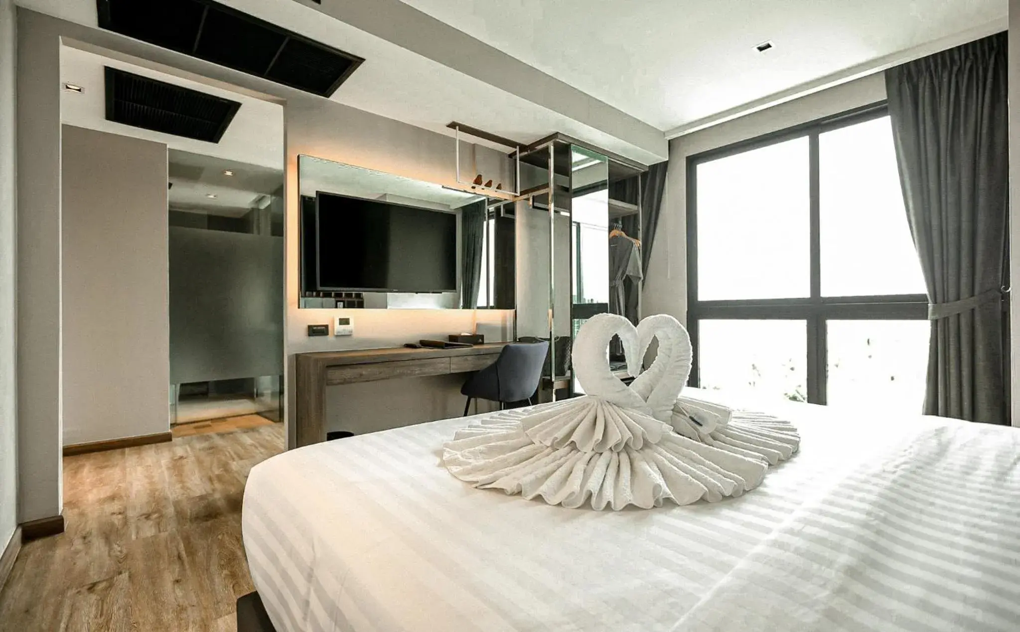 Bed in Rak Elegant Hotel Patong Bed in Rak Elegant Hotel Patong