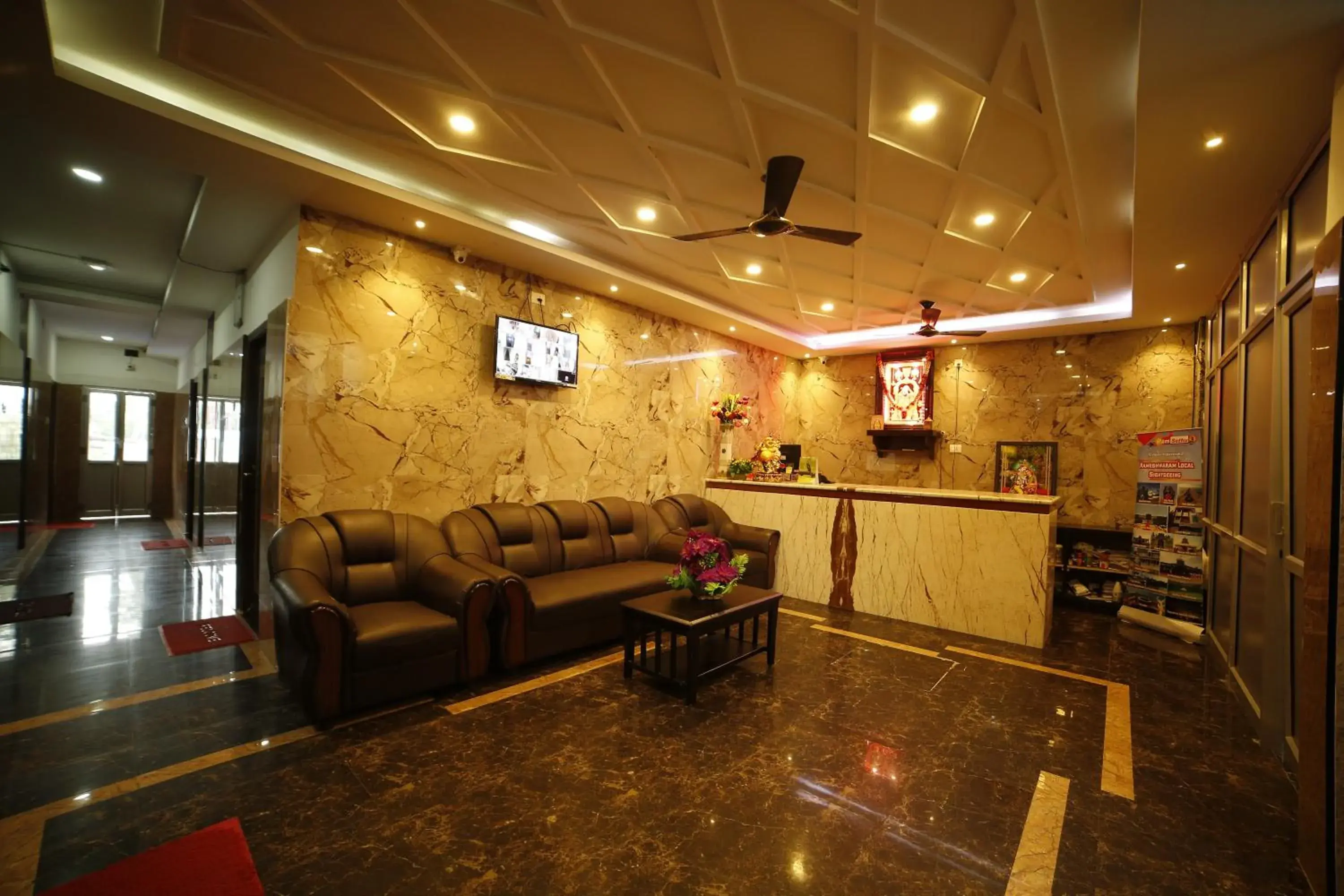 Lobby or reception in Hotel Ragavendra Rameswaram Lobby or reception in Hotel Ragavendra Rameswaram