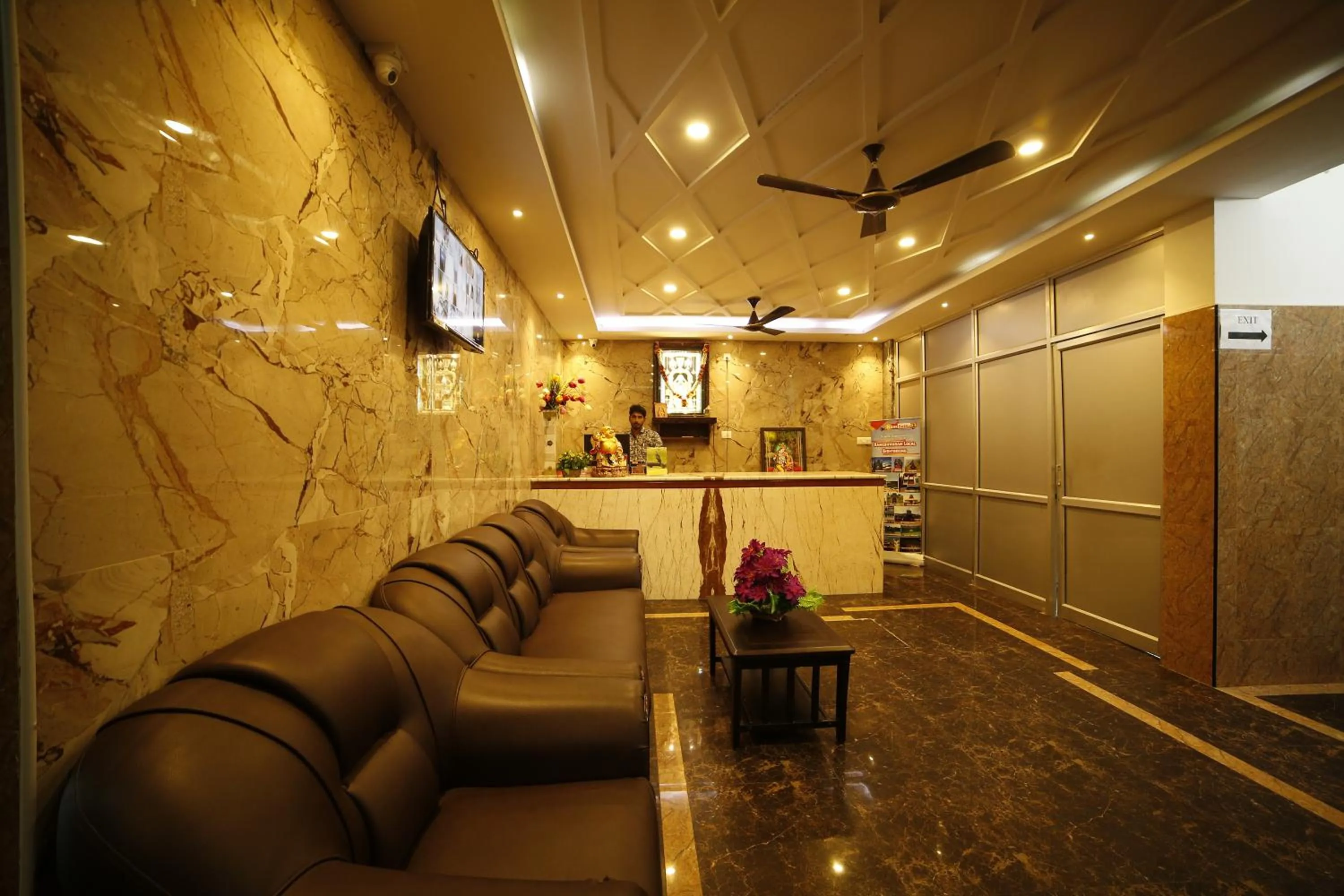 Lobby or reception in Hotel Ragavendra Rameswaram
