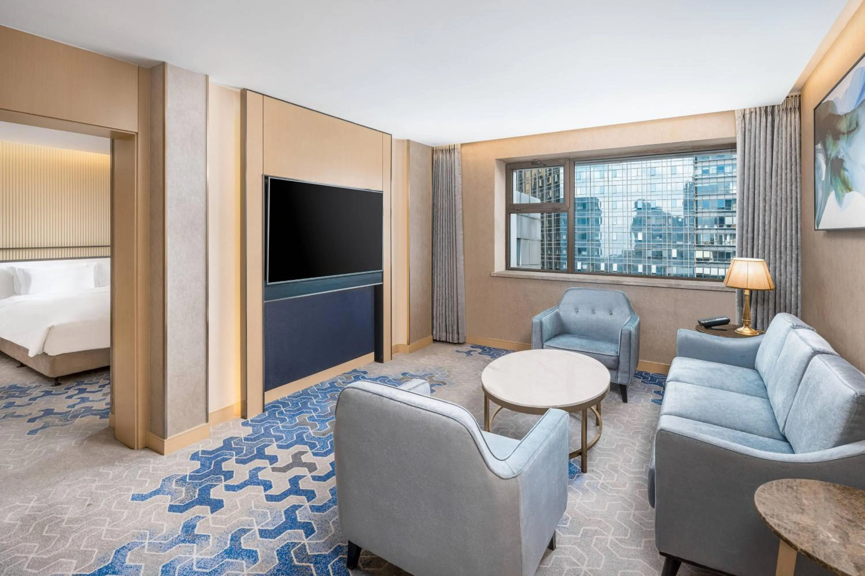 Photo of the whole room, Bed in The Westin Shenyang