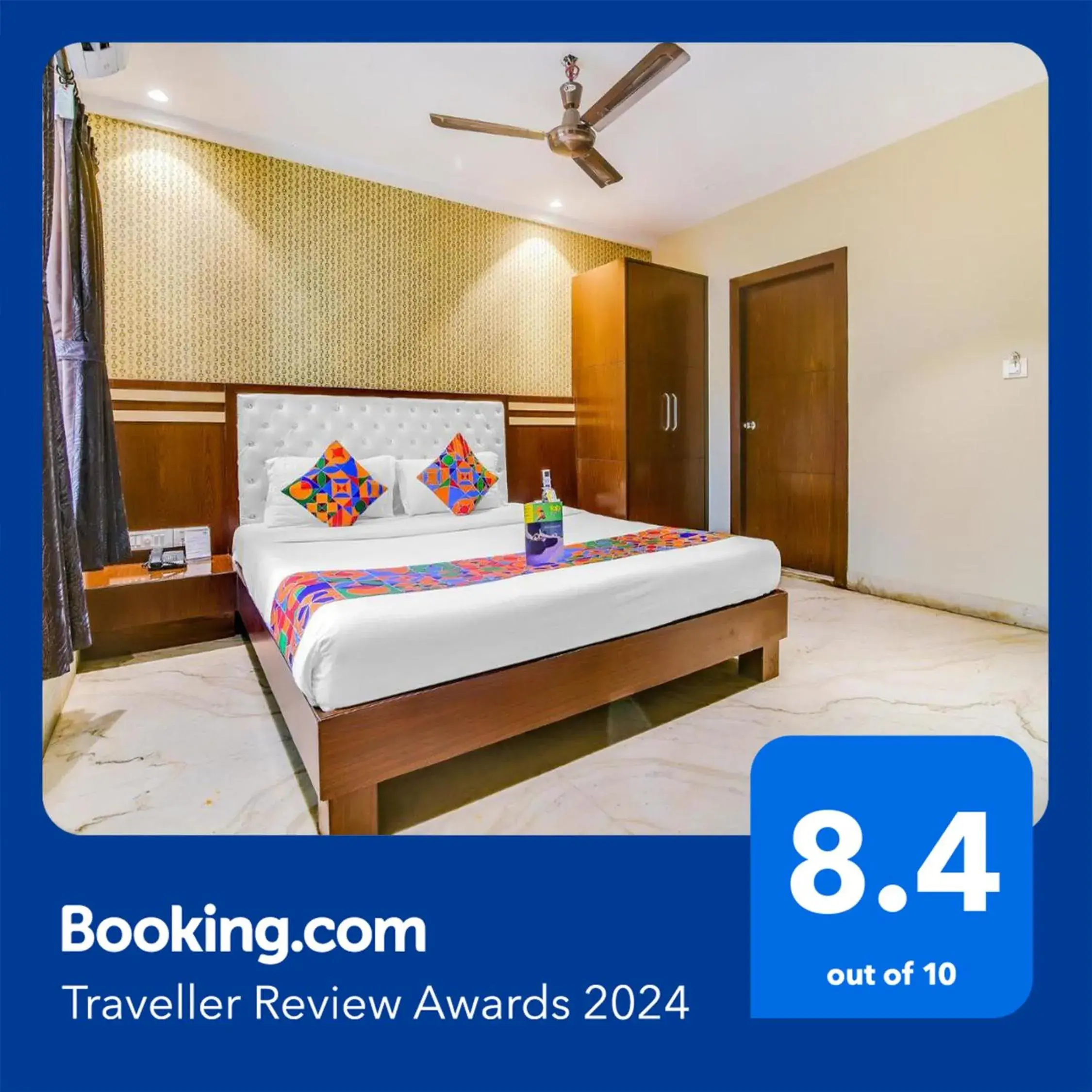 Bed in FabHotel Luxor - Nr Acropolis Mall Bed in FabHotel Luxor - Nr Acropolis Mall