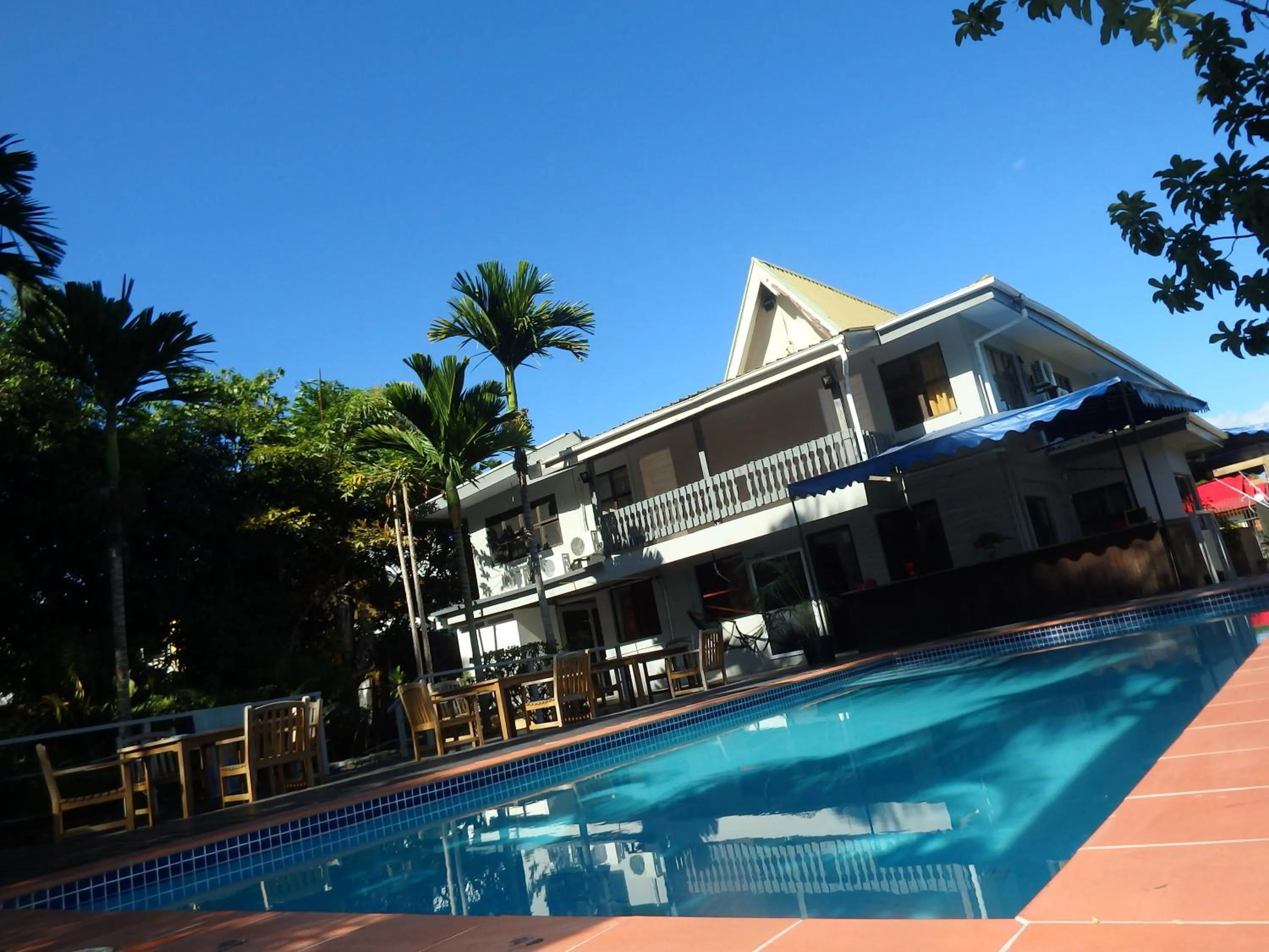 Swimming pool in Bluewater Lodge