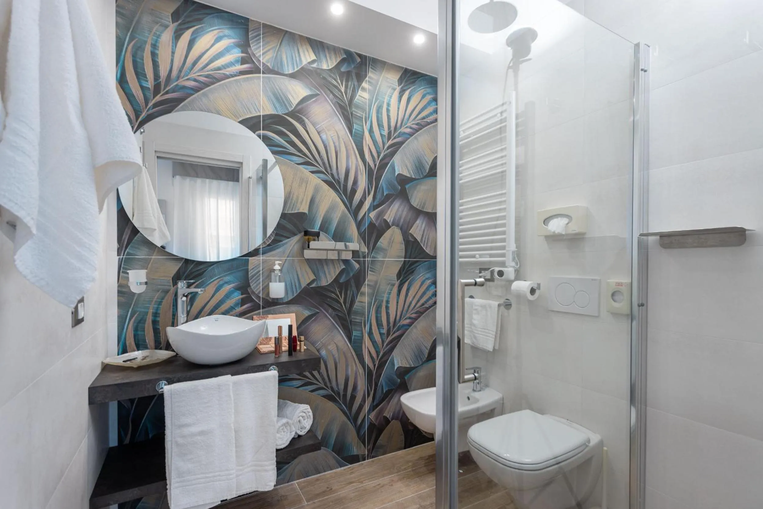 Shower in Hotel Nettuno