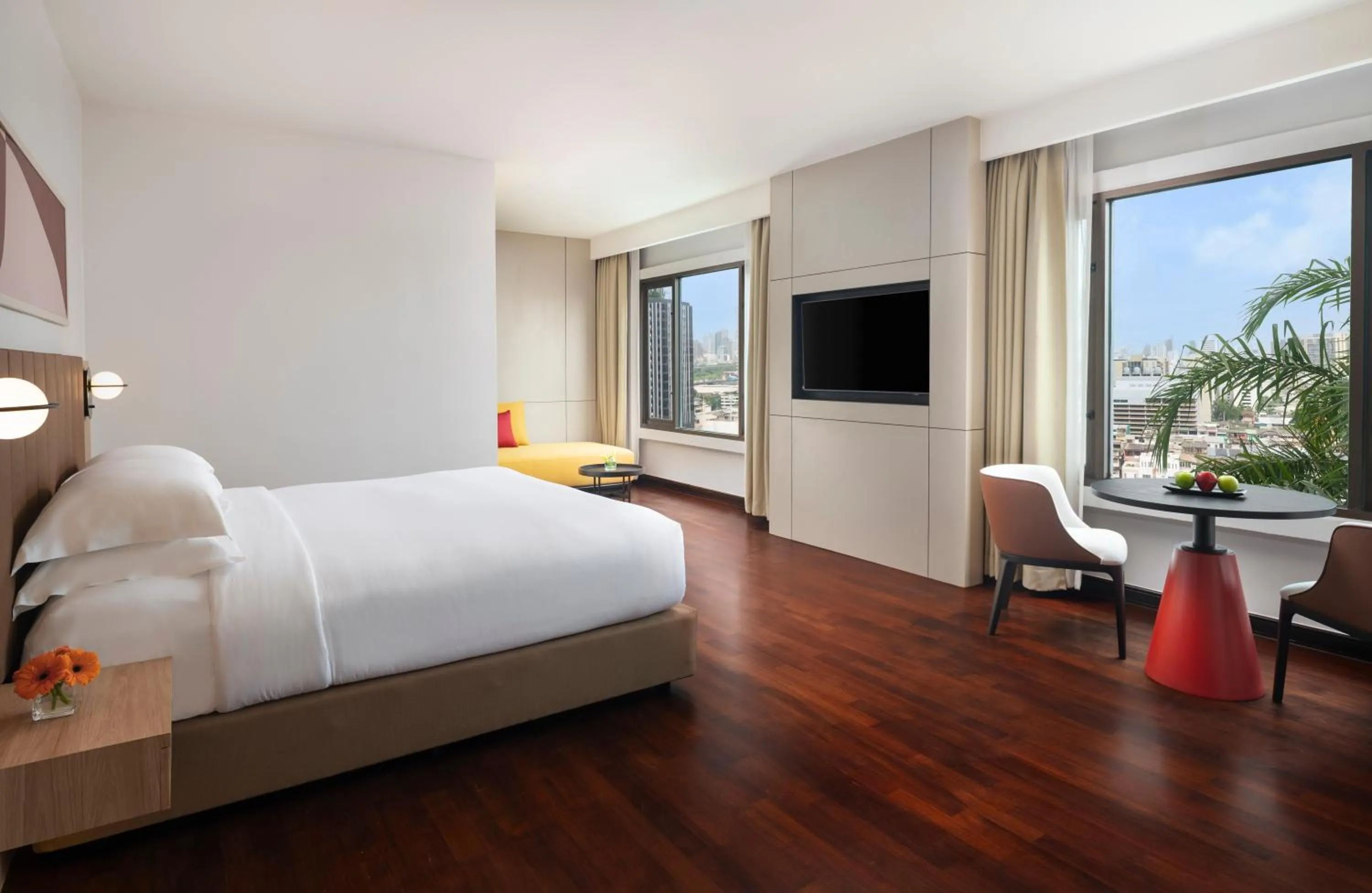 Bed in Avani Ratchada Bangkok