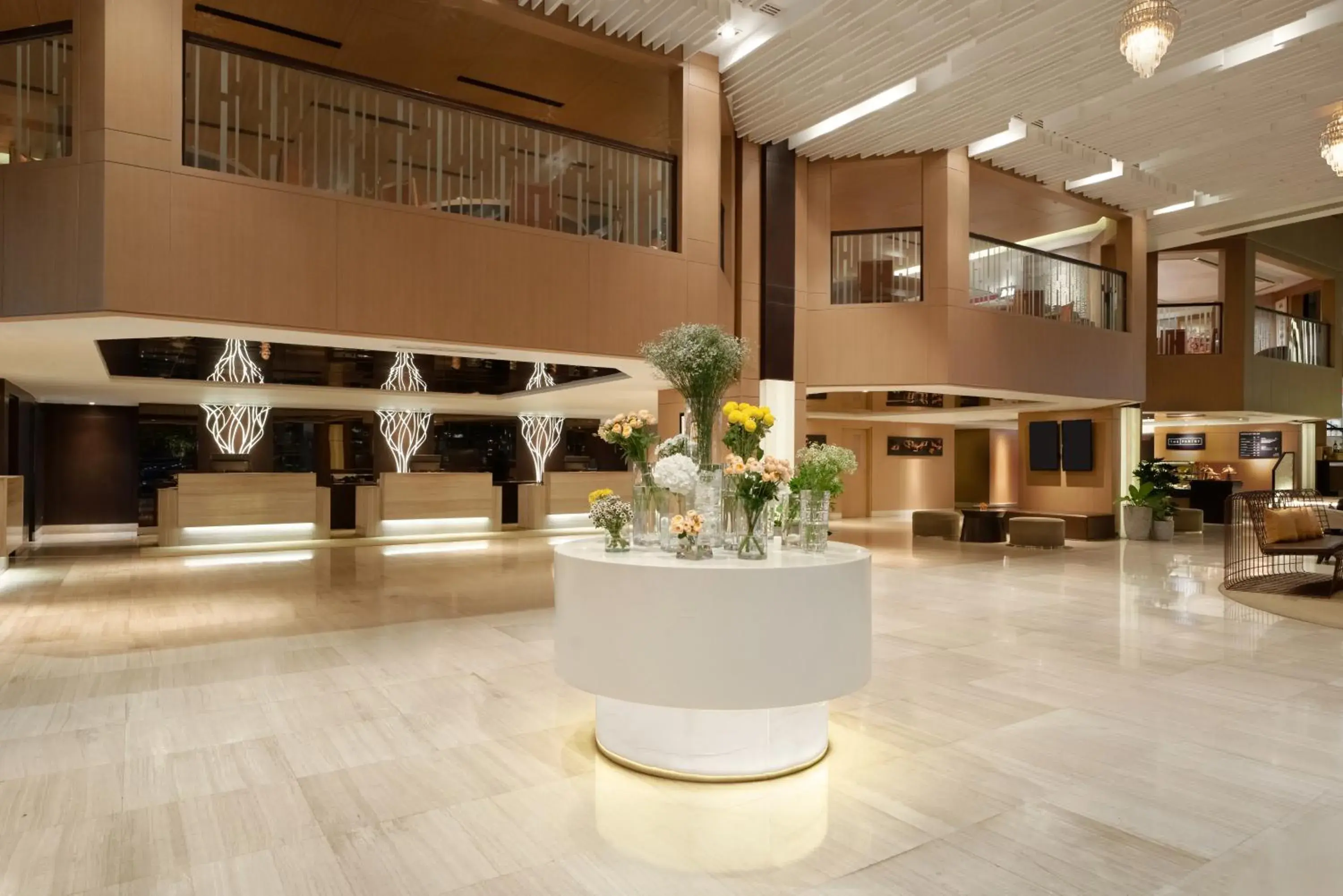 Lobby or reception in Grand Fortune Hotel Bangkok - SHA Extra Plus Lobby or reception in Grand Fortune Hotel Bangkok - SHA Extra Plus