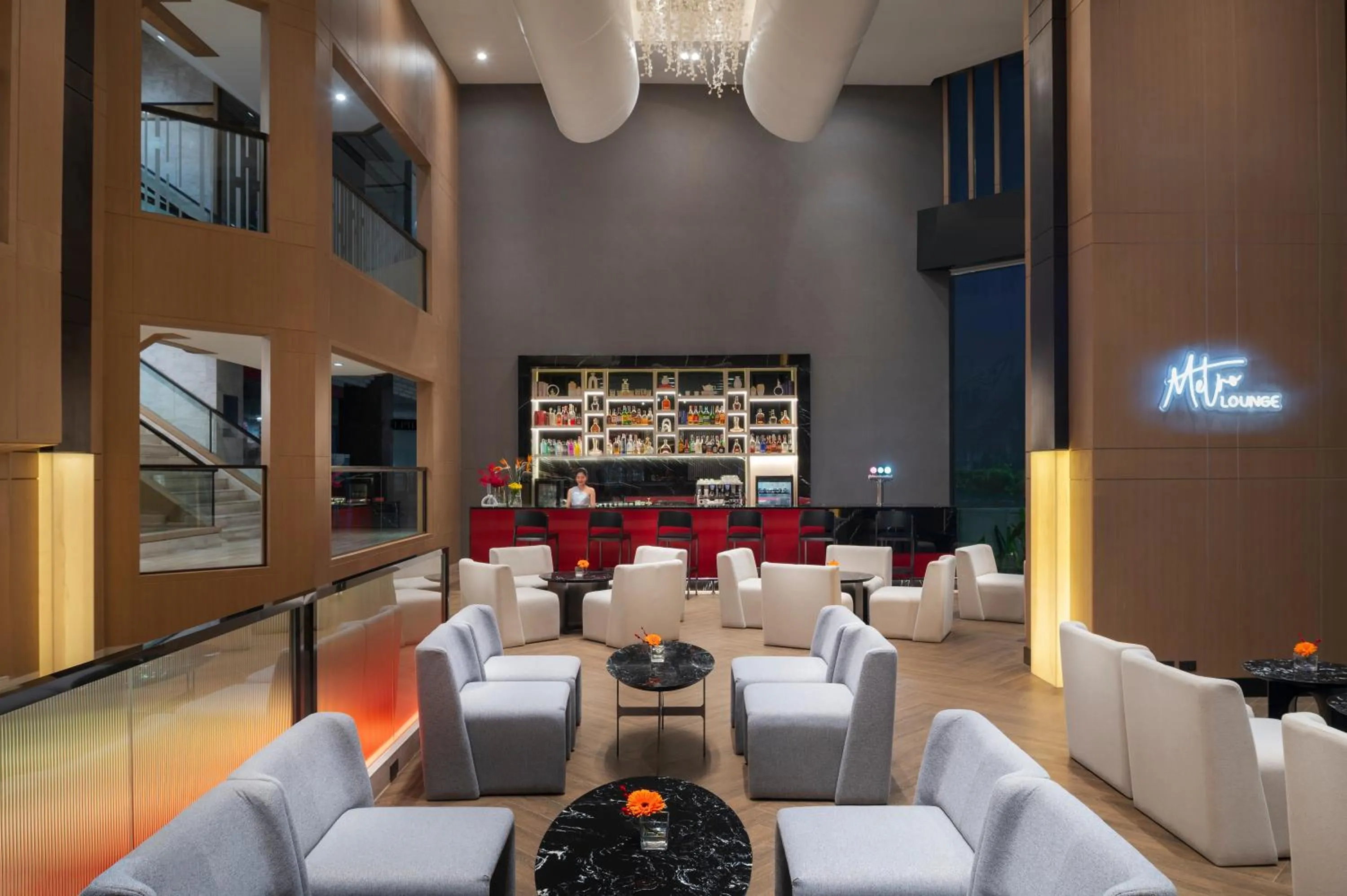 Lounge or bar in Avani Ratchada Bangkok