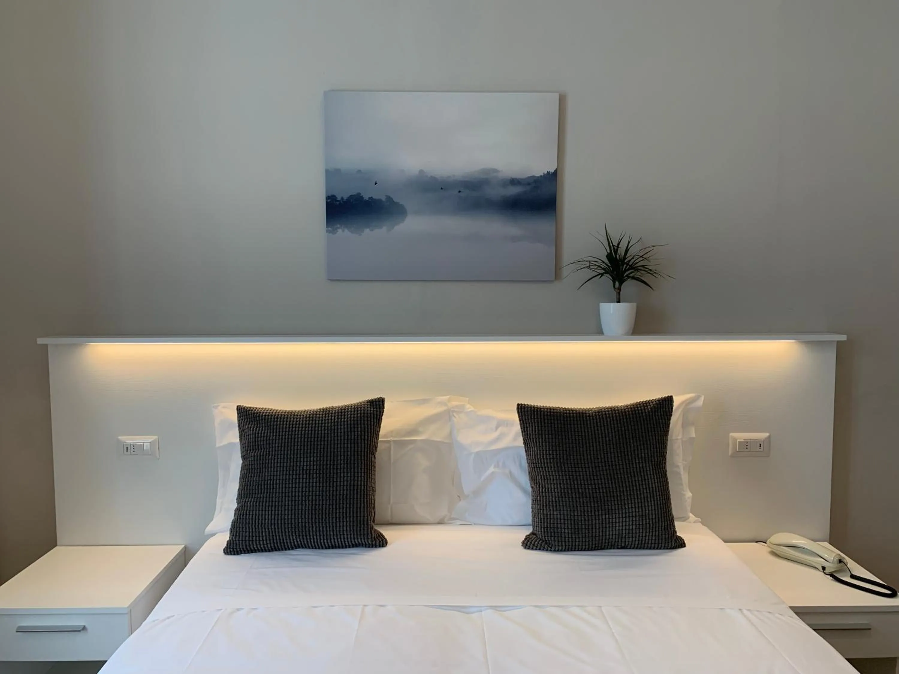 Bedroom, Bed in Hotel Loveno