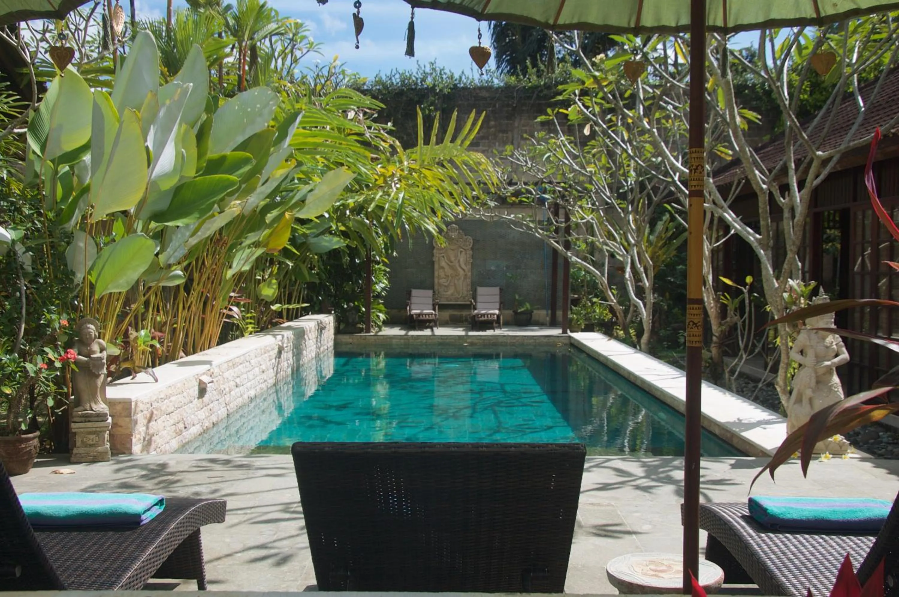 Swimming pool in Taman Rahasia Tropical Sanctuary and Spa