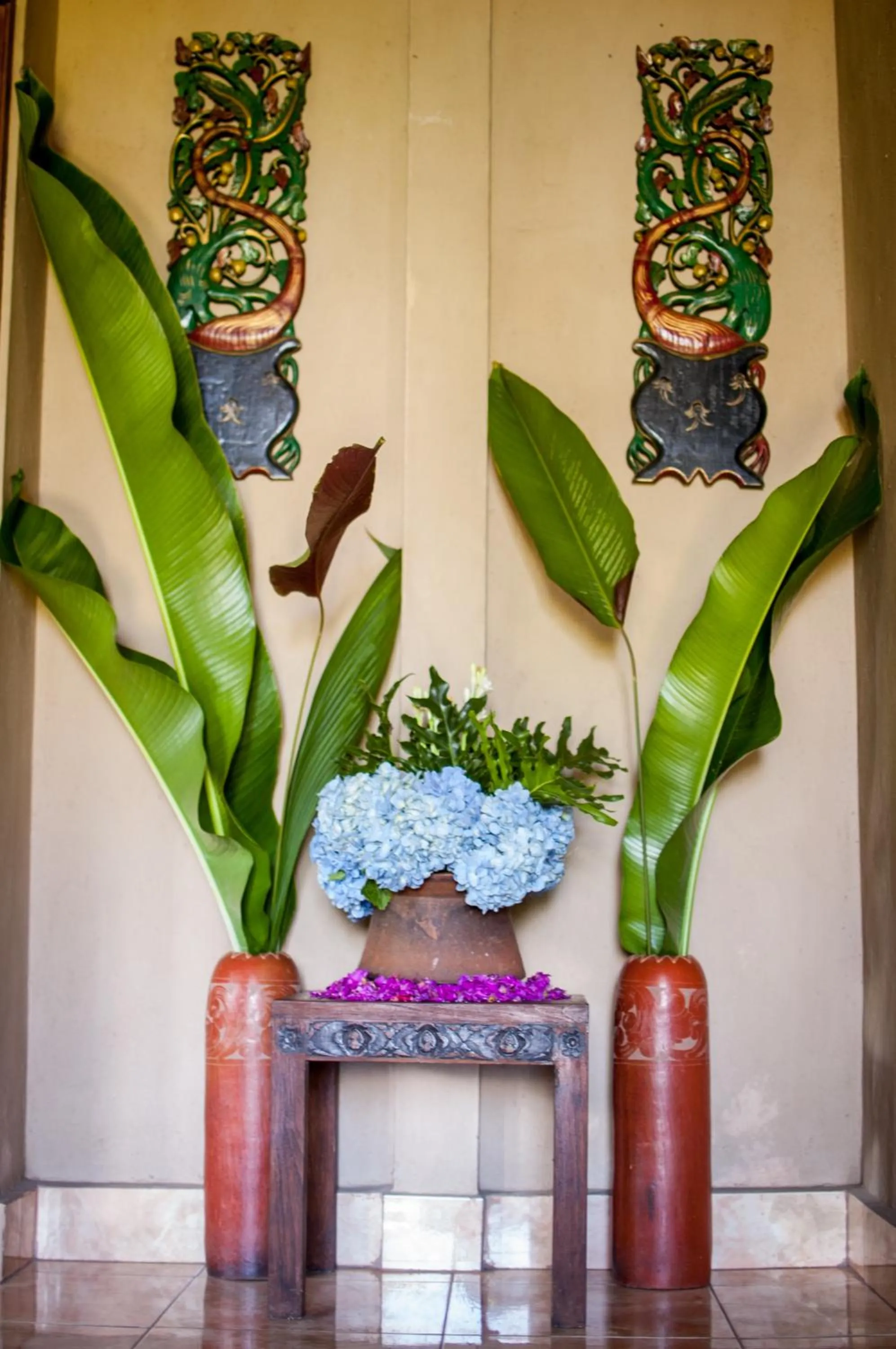 Decorative detail in Taman Rahasia Tropical Sanctuary and Spa