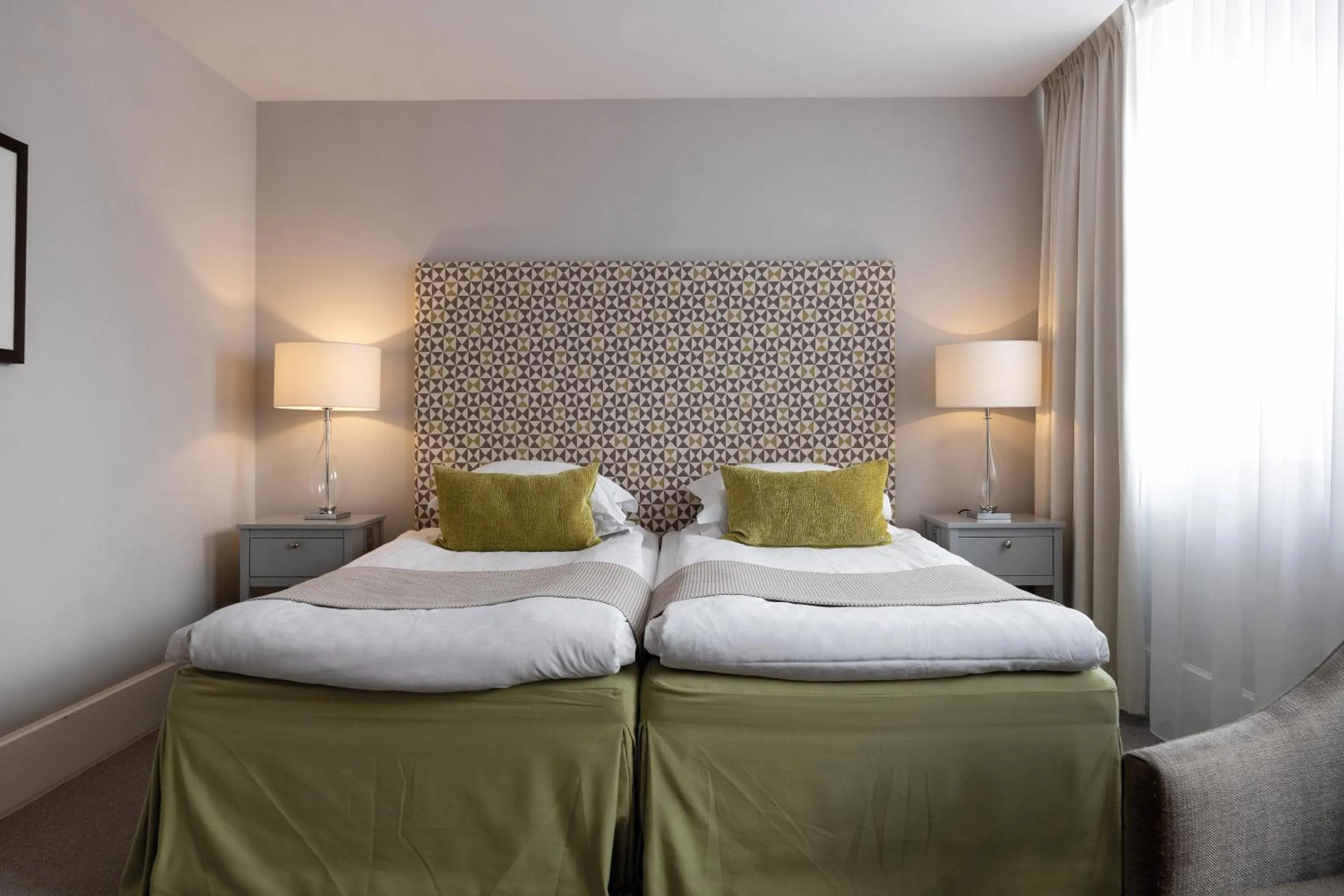 Bed in Elite Grand Hotel Gävle