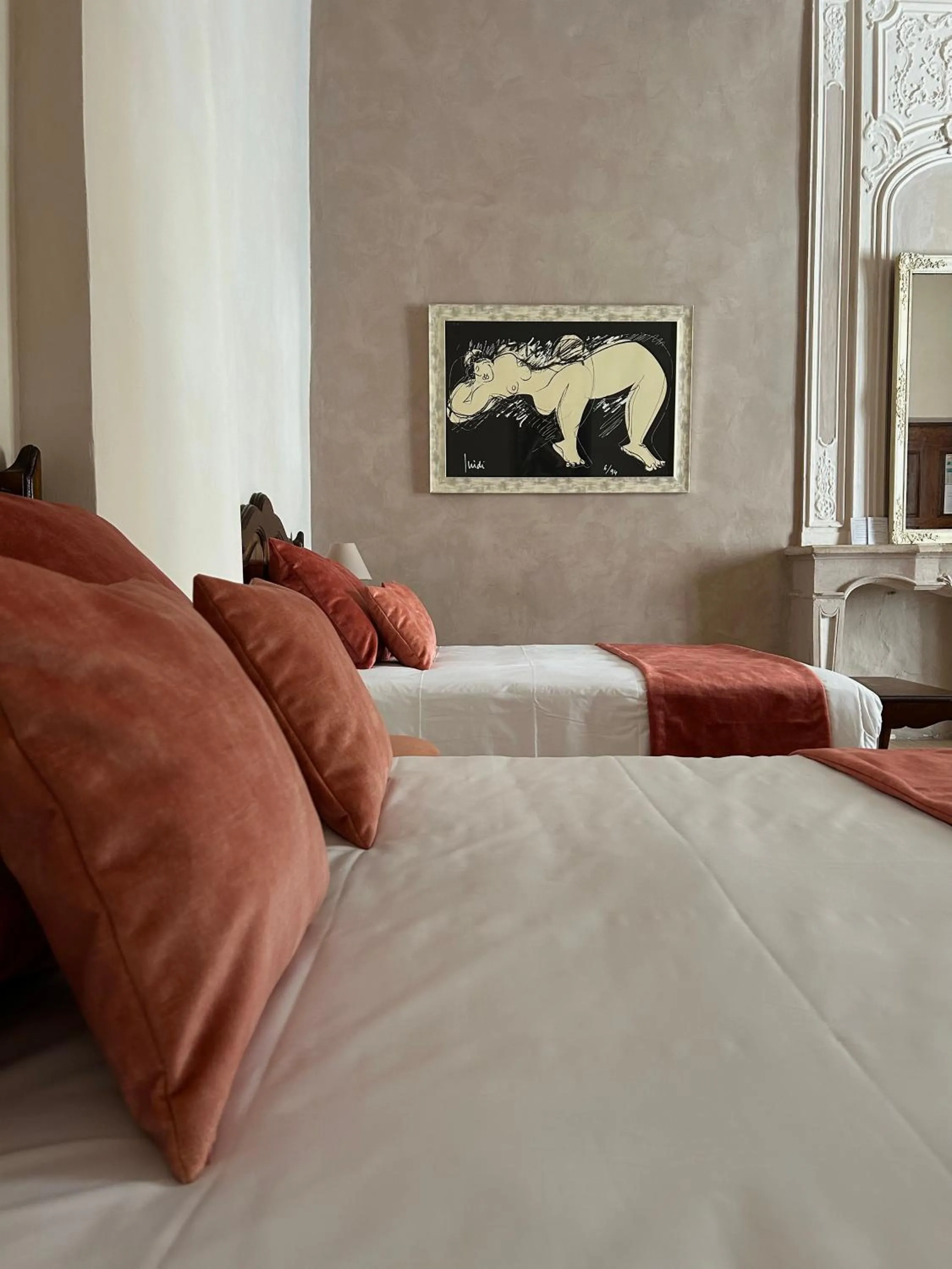 Deluxe Twin room with Garden View - single occupancy in Hôtel du Musée