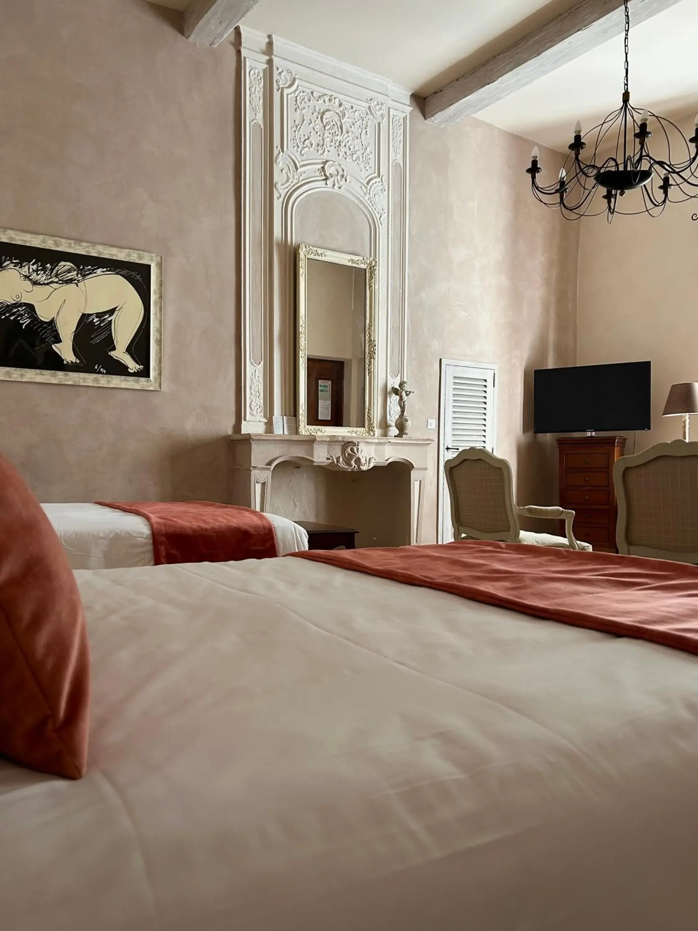 Deluxe Twin room with Garden View - single occupancy in Hôtel du Musée Deluxe Twin room with Garden View - single occupancy in Hôtel du Musée