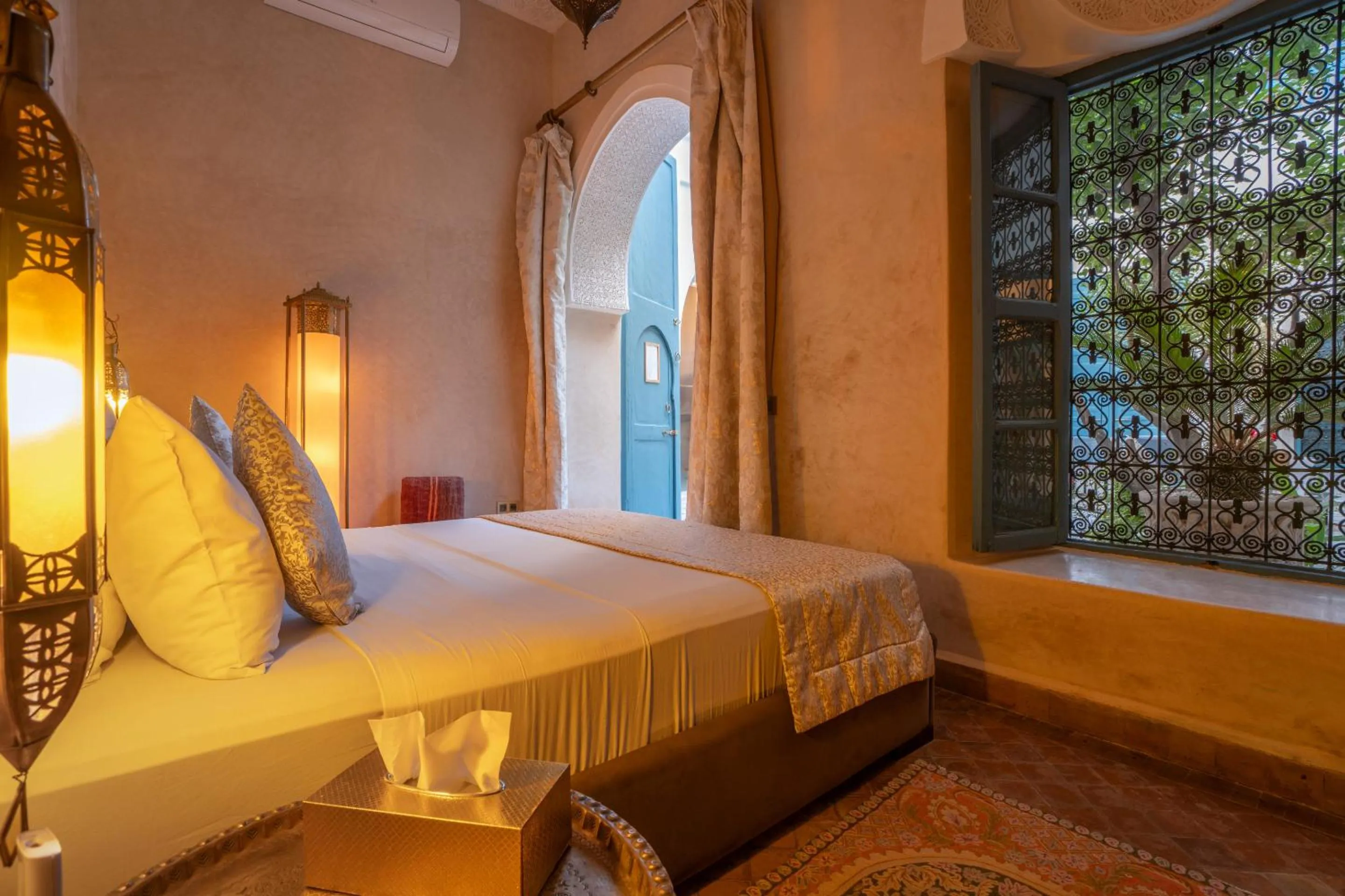 Bedroom, Bed in Riad Khalifa