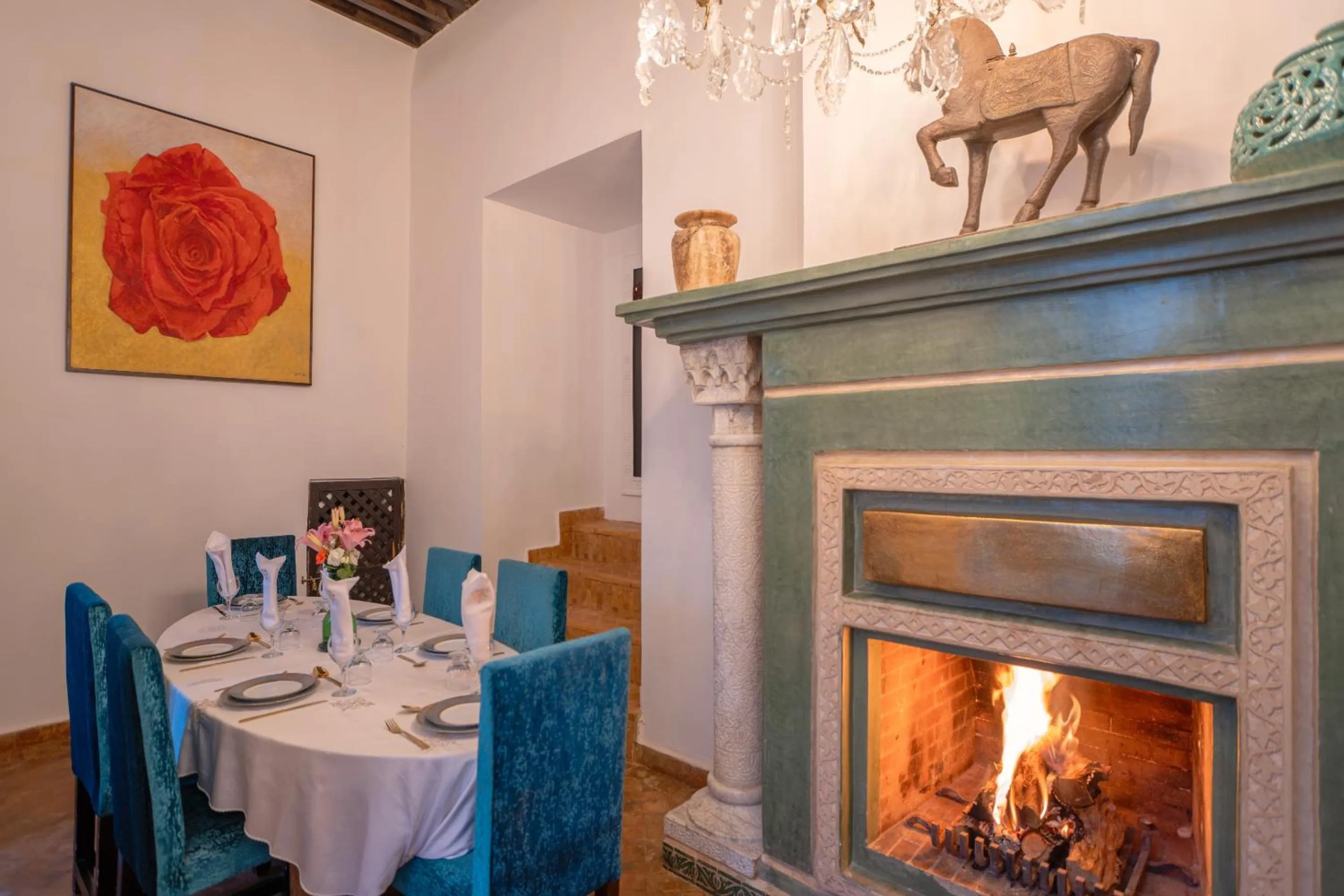 Dining area in Riad Khalifa