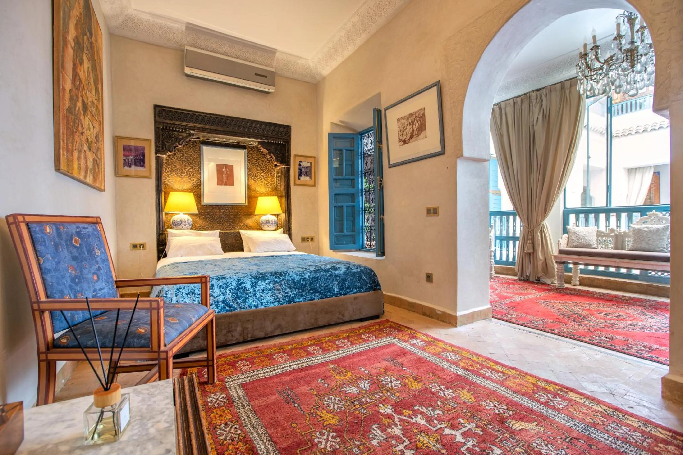 Bedroom, Bed in Riad Khalifa