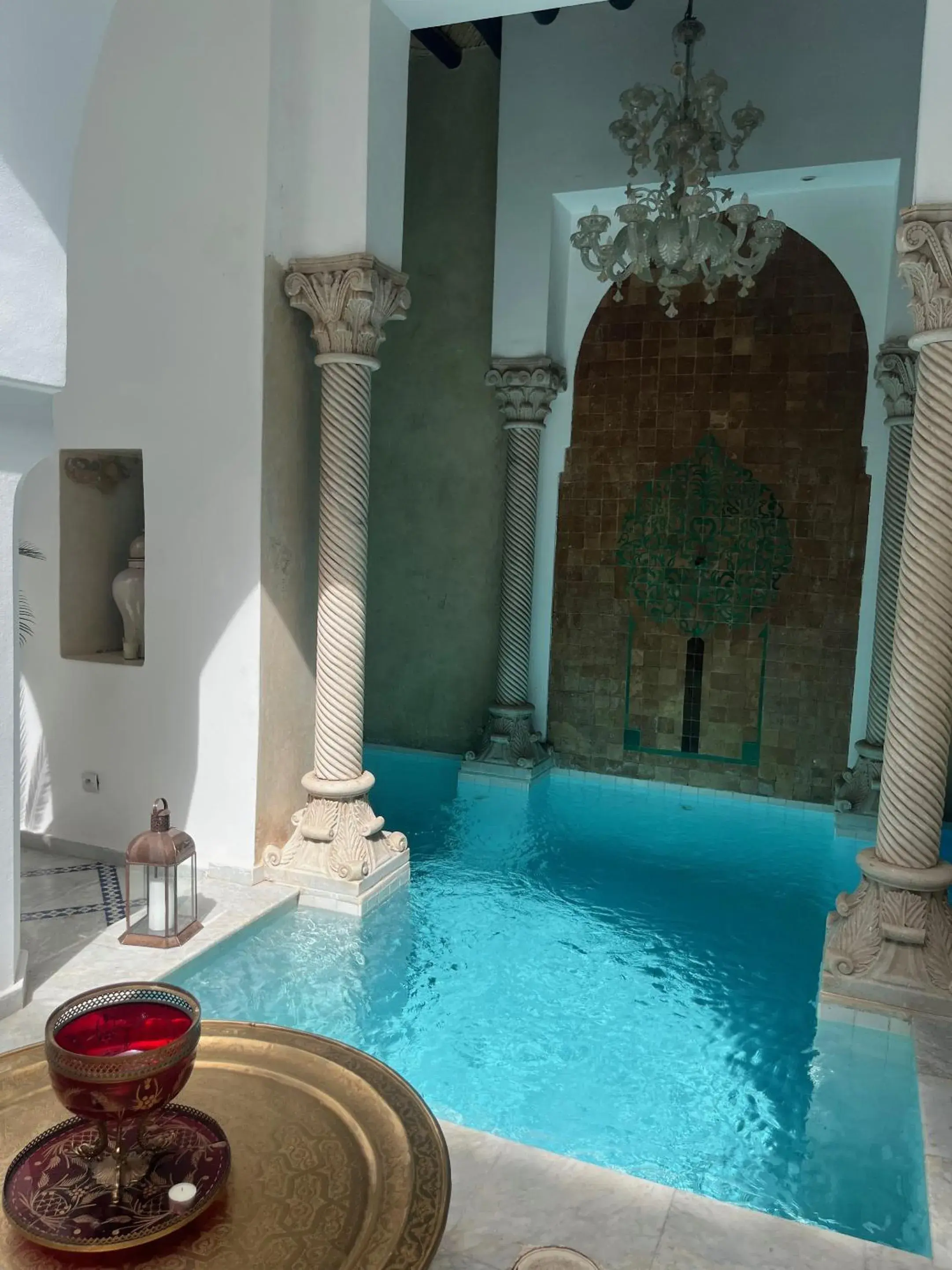 Pool view in Riad Khalifa Pool view in Riad Khalifa