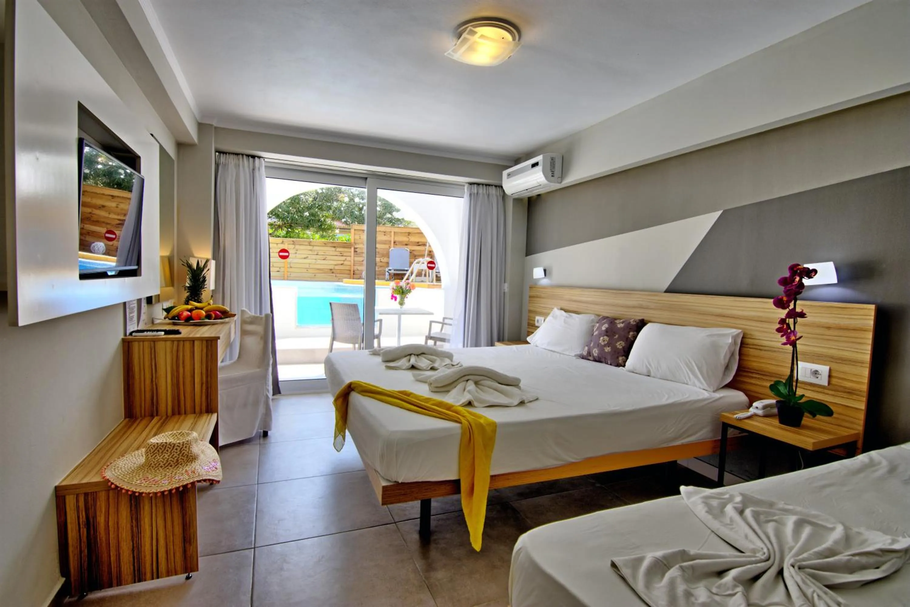 Photo of the whole room, Bed in Klelia Beach Hotel by Zante Plaza