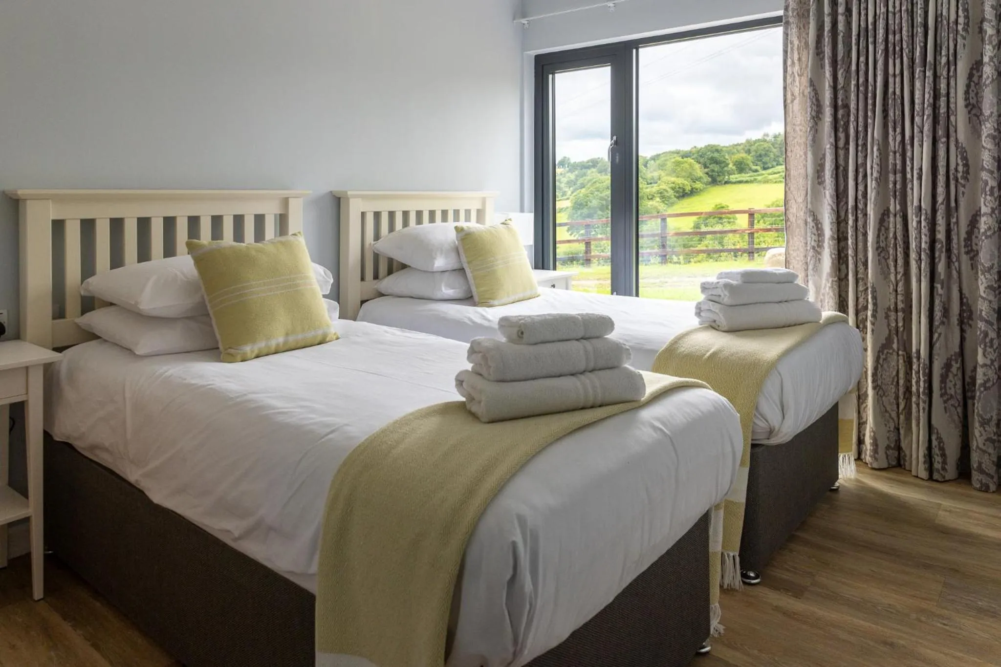 Bedroom, Bed in Welsh Marches at Upper Glyn Farm