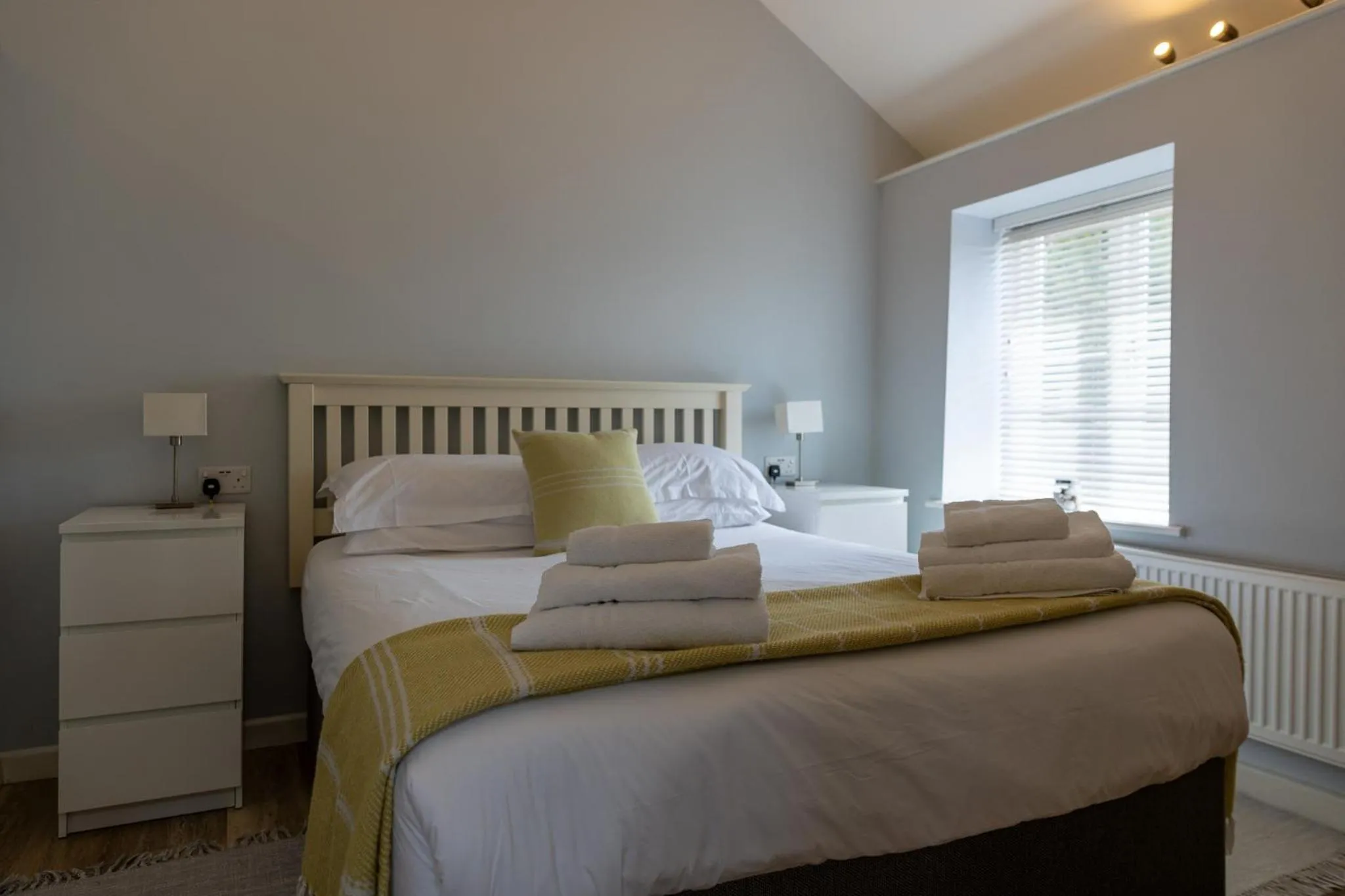 Bedroom, Bed in Welsh Marches at Upper Glyn Farm