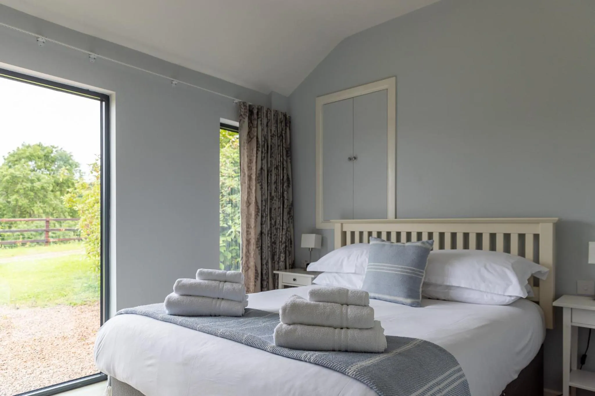 Bedroom, Bed in Welsh Marches at Upper Glyn Farm
