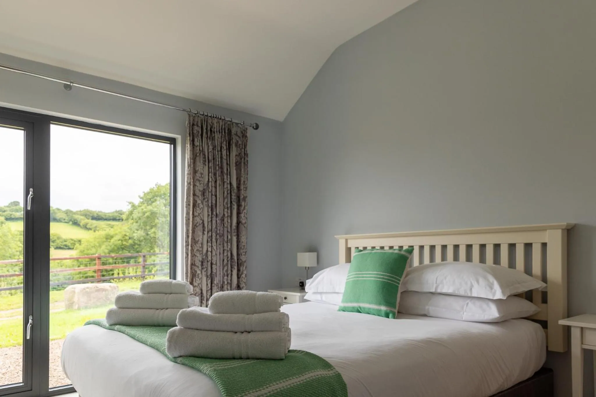 Bedroom, Bed in Welsh Marches at Upper Glyn Farm
