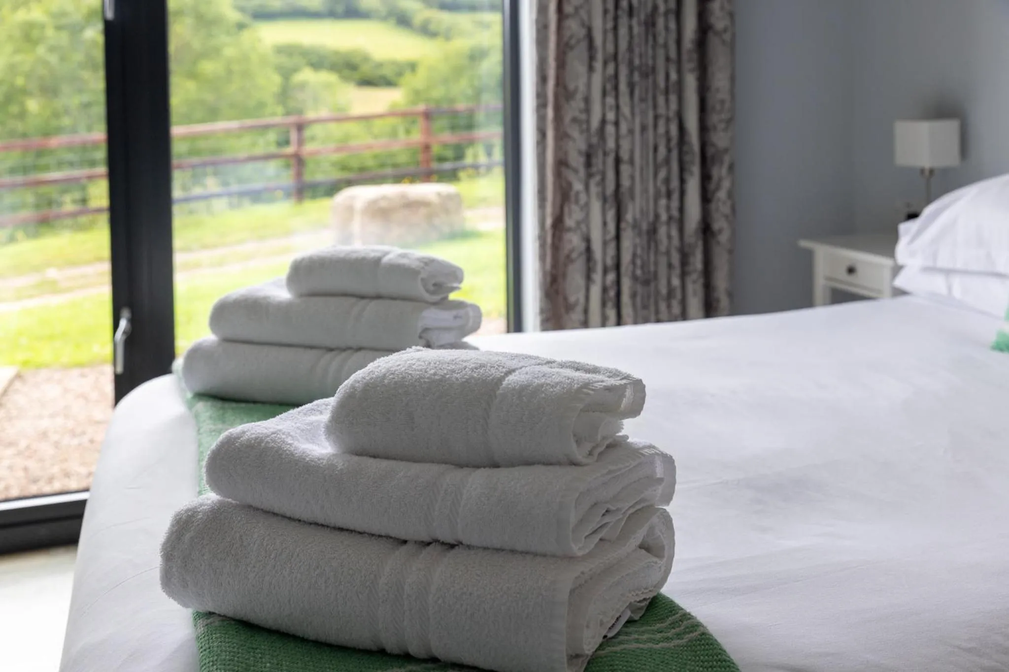 Bedroom, Bed in Welsh Marches at Upper Glyn Farm