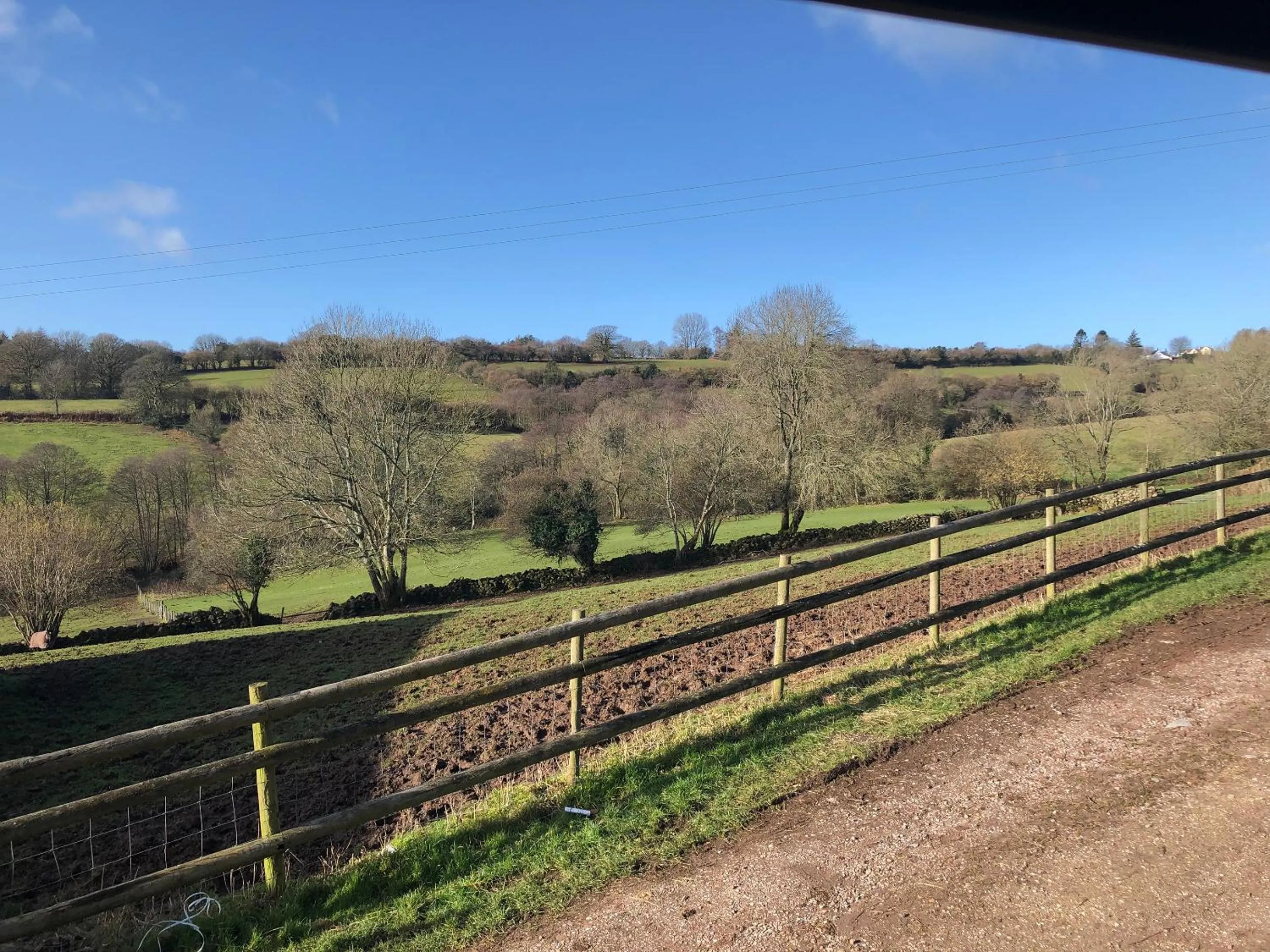 View (from property/room) in Welsh Marches at Upper Glyn Farm