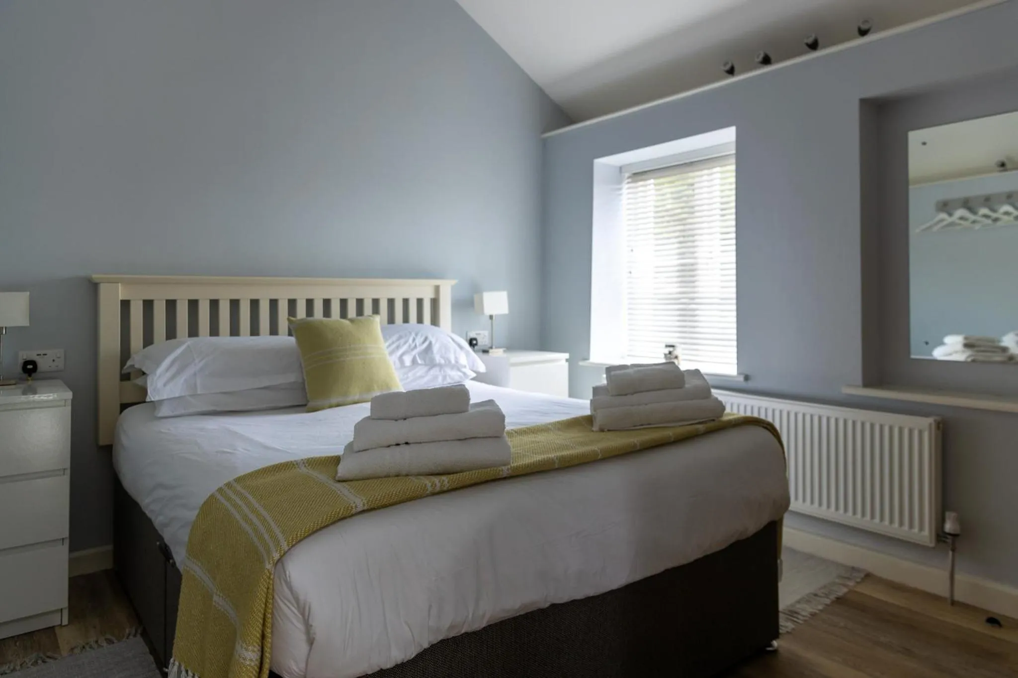 Bedroom, Bed in Welsh Marches at Upper Glyn Farm