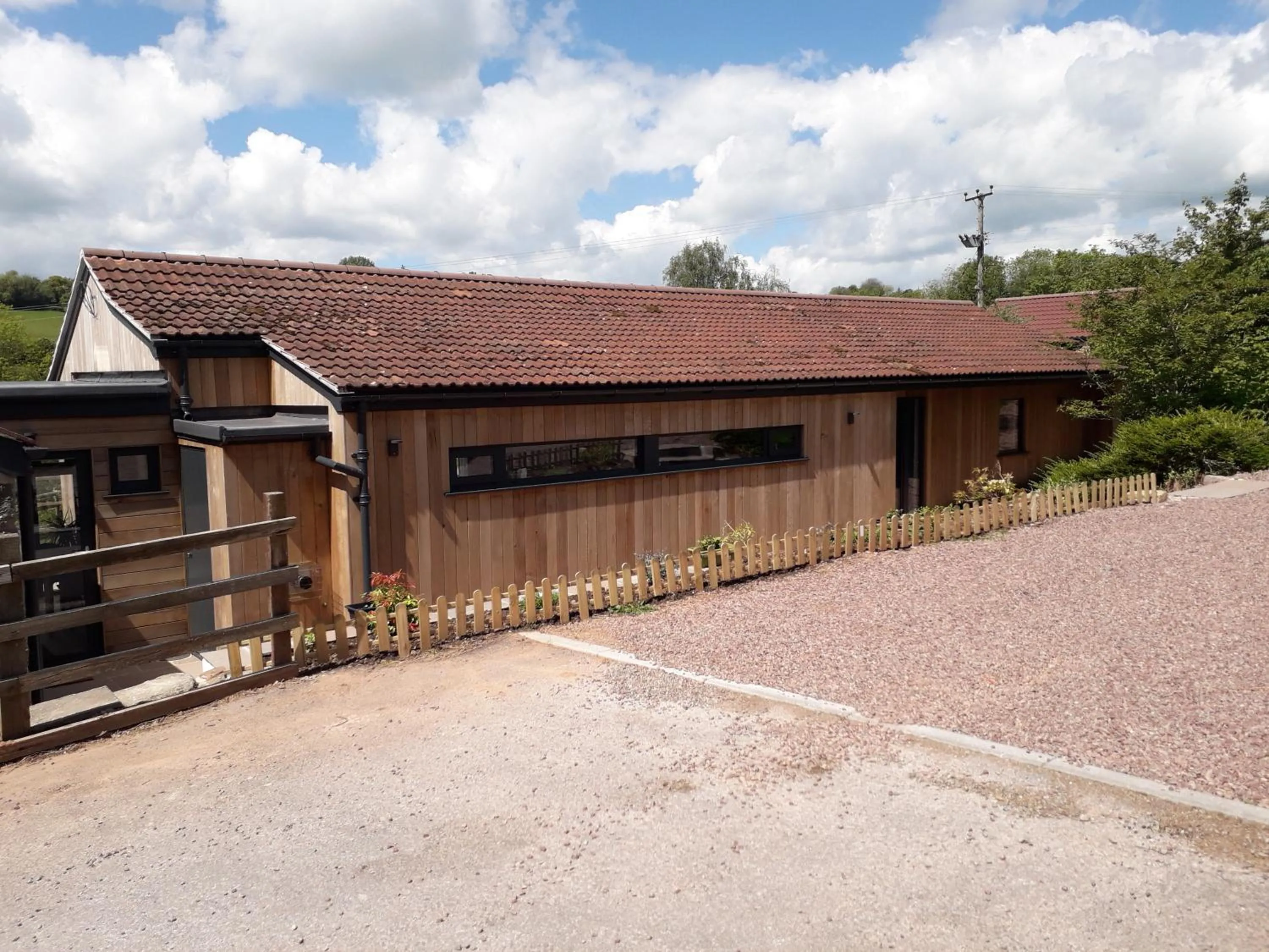 Property building in Welsh Marches at Upper Glyn Farm